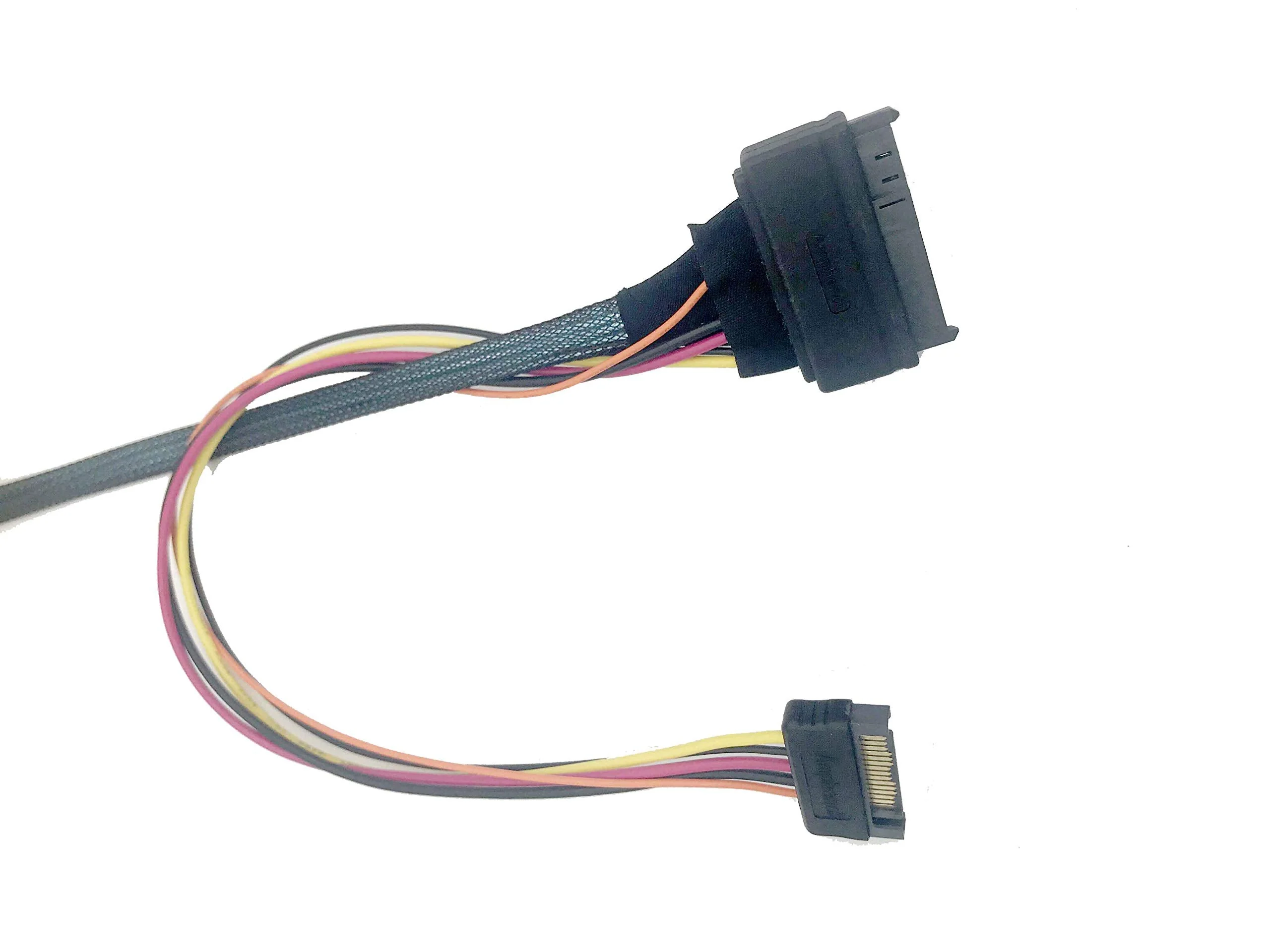DiLinKer OCuLink(SFF-8611) to PCIE SFF-8639 U.2 NVMe with Power Cable(1M) - Image 3