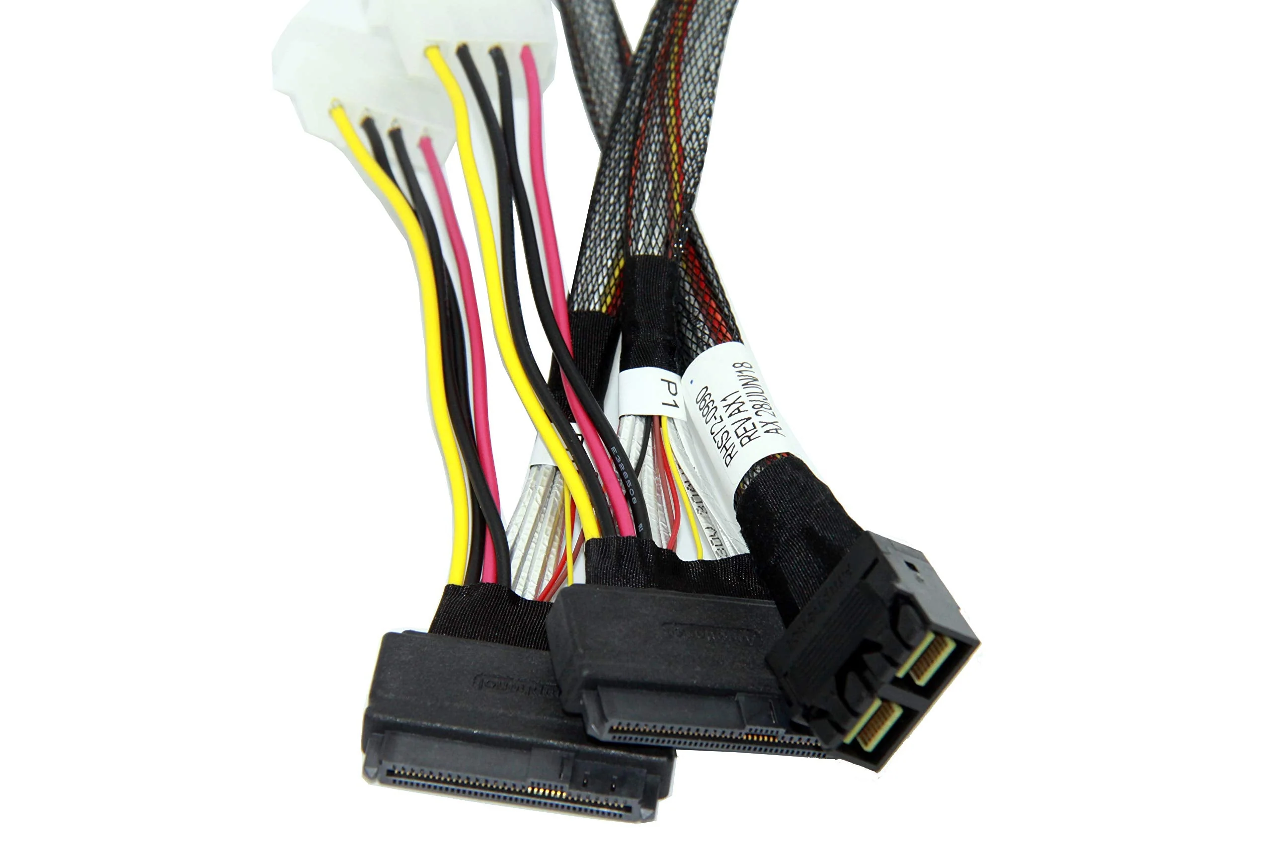 DiLiVing LSI94xx Series Dedicated 2*MiniSAS-HD 8X to 2*U.2 NVMe SSD,SFF-8643 72Pin to 2*SFF-8639 68Pin Cable 75cm(Broadcom MPN 05-50065-00/05-50064-00) - Image 4