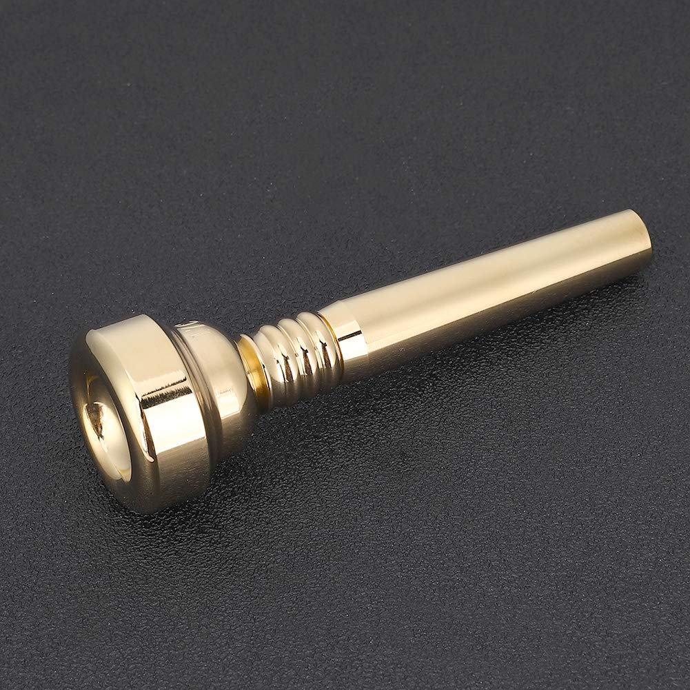 Dilwe Trumpet Mouthpiece 17C Gold Plated Wind Musical Instrument Accessory - Image 8