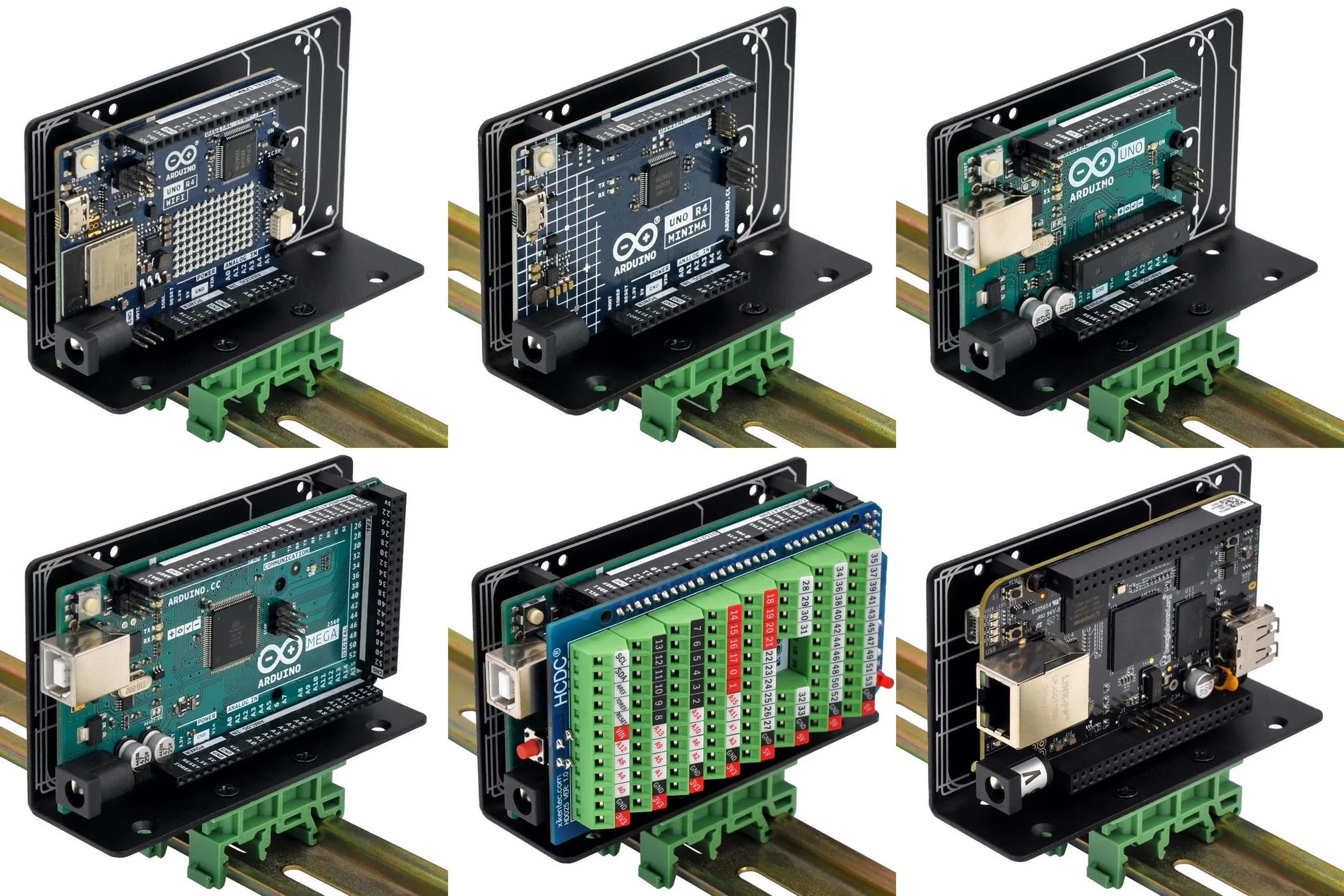 DIN Rail Mount Bracket for Raspberry Pi 1A+ 1B+ 2B 3B 3B+ 4B 5 Zero/Arduino UNO R2 R3 R4 Mega2560 / BeagleBone - Image 8