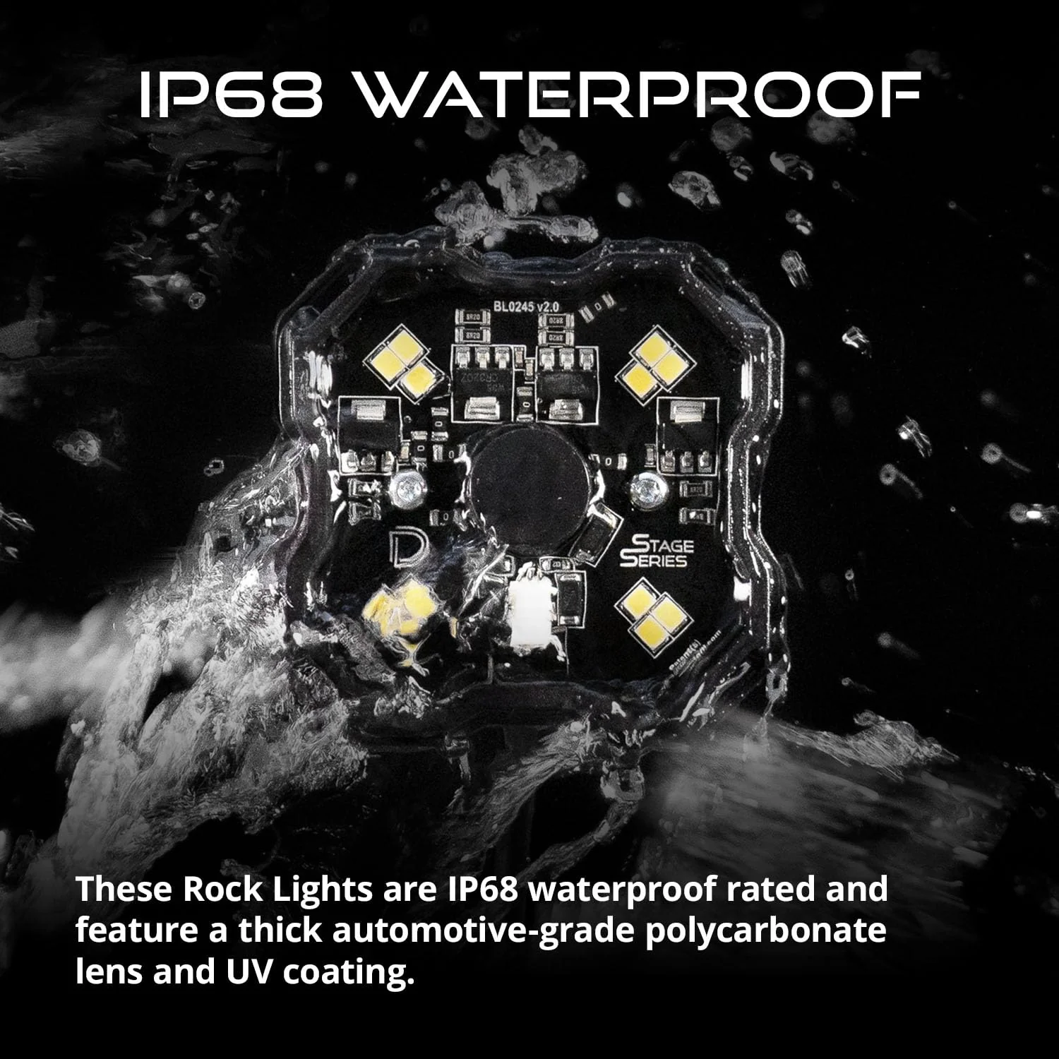 Diode Dynamics Stage Series LED Rock Light (one), White Diffused Bare Wire Hookup - Image 6