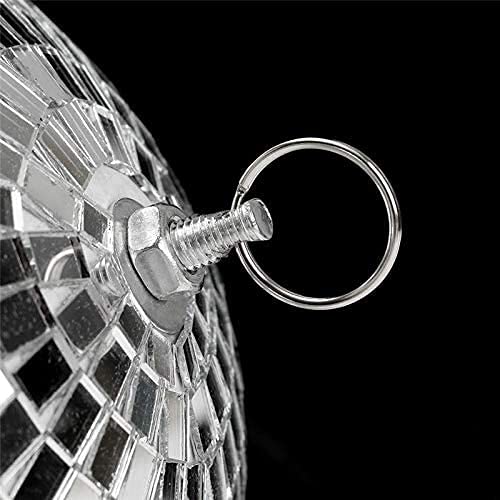 Disco Ball -6-Inch Cool and Fun Silver Hanging Party Disco Ball –Big Party Decorations, Party Design (6 inch) 6 inch - Image 4
