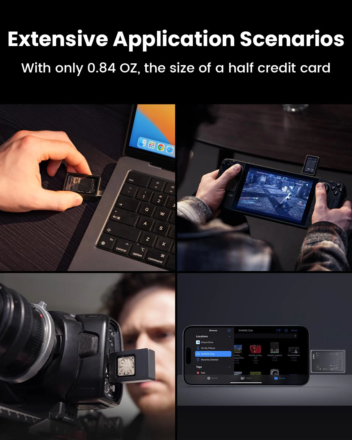 Disk M.2 NVMe SSD Enclosure with Active Cooling System, 10Gbps USB C 3.2 Gen2, Enclosure NVMe Reader Supports M Keys and Size 2230 SSDs, Gray - Image 7