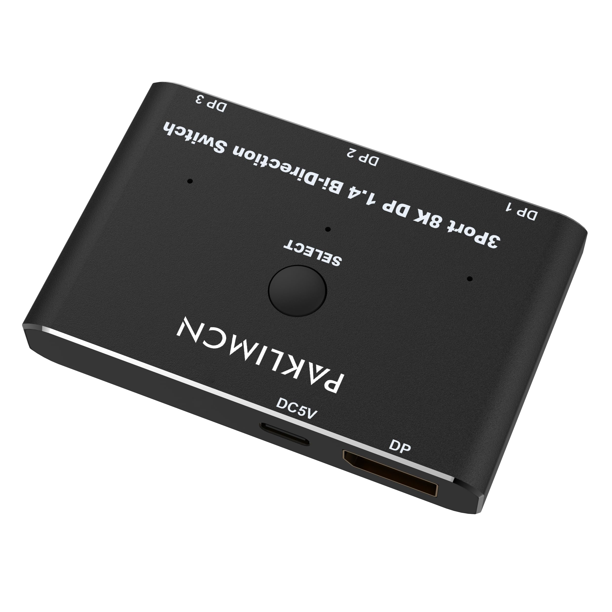 DisplayPort Switch 8K60Hz Display Port 1.4 switcher Box DP 4K@144Hz Bi-Directional 3in1out Switcher, 1 in 3 Out for Switching Video Signals Between Two Screens for one Computer (3 in 1) 3 IN 1 - Image 7