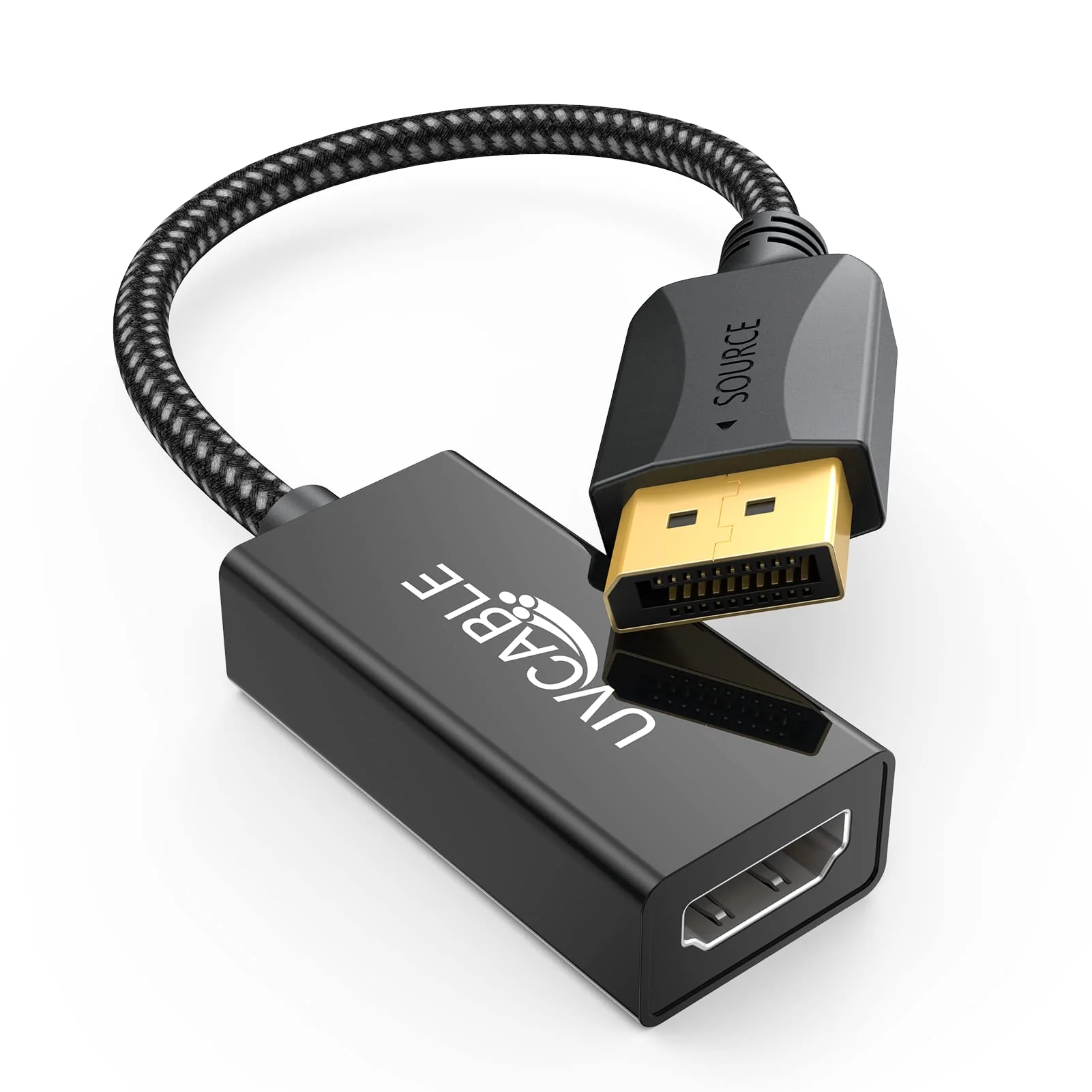 DisplayPort to HDMI Adapter 4K, 5-Pack, Display Port DP to HDMI Adapter Cable Male to Female Compatible with Computer, Monitor, TV, Projector (5, black) - Image 7