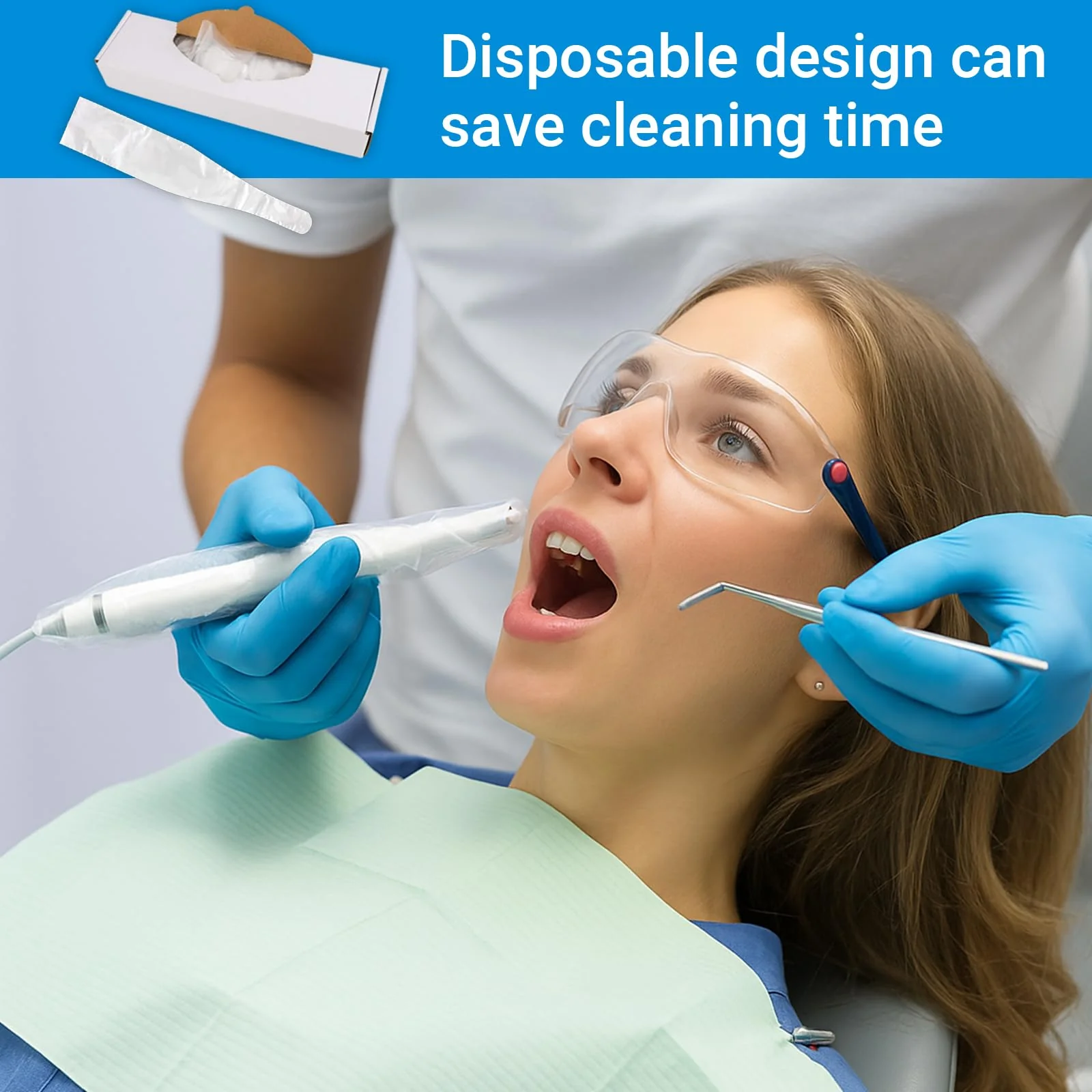 Disposable Intraoral Camera Cases - Dental Endoscope Coat, 9.4" x 1" x 1.7", 500pcs/box - Image 5