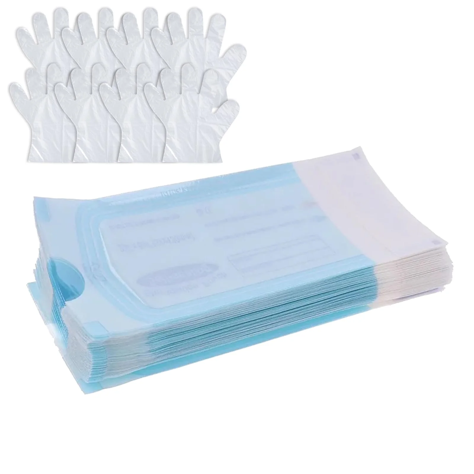 Disposable Sterilisation Bags, 100 x Sterilisation Bags 9 x 16.5 cm with Sealing Sterilising Bag, Sterilising Bag for Autoclaves, Self-Adhesive, Sterilising Bags for Autoclaves - Image 7