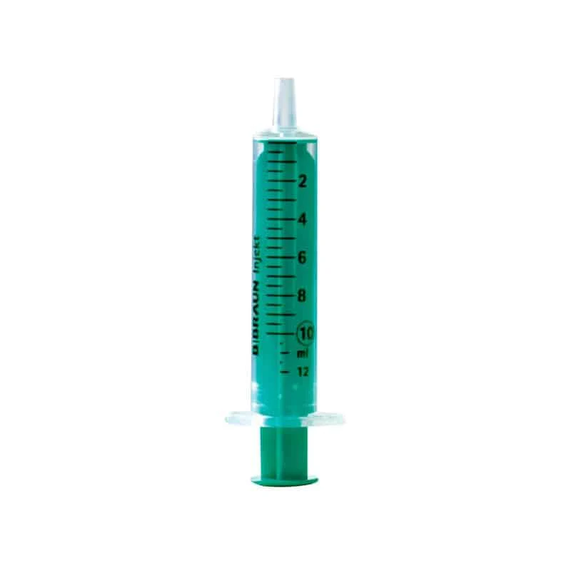 Disposable Syringes Injector Syringes Individually Sterile Packed 10 ml Green Pack of 100 - Image 3