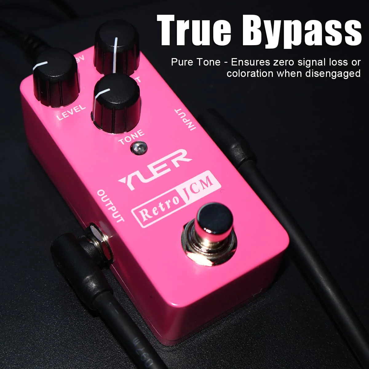 Distortion Pedal, Analog Retro JCM Distortion Effect Pedal for Electric Guitar with Footswitch Cap Aluminum Case - True Bypass RS-13 - Image 4