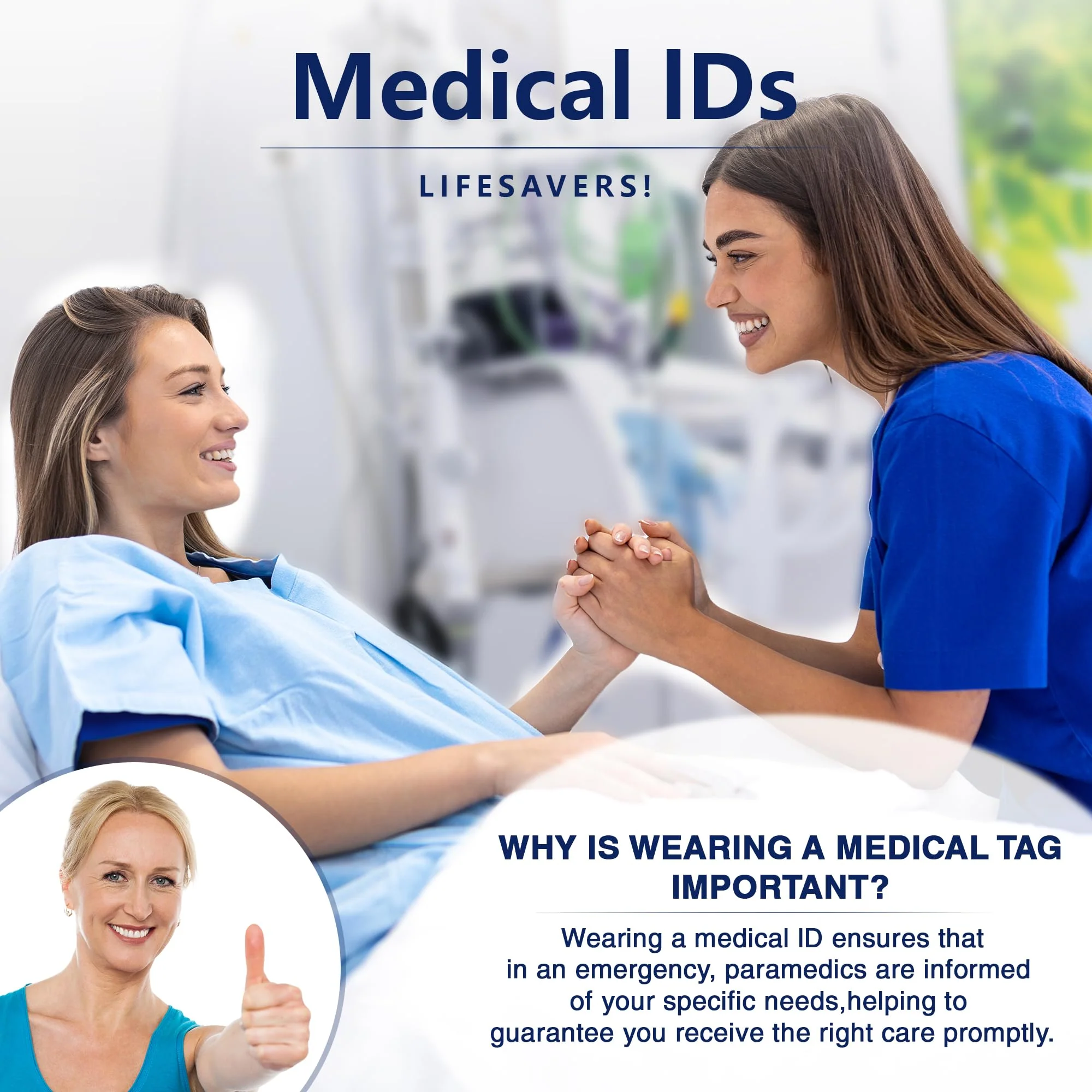 Divoti EpiPen Inside Bag Tag 1.25" with Quick Clip | Pre-Engraved, Dual-Sided & Bold Lettering - Stainless Steel & Heavy-Duty Construction - Medical Alert ID Tag for Emergency 1 Unit: Stainless Steel / Dual-sided 1.25" Quick Clip - Image 3