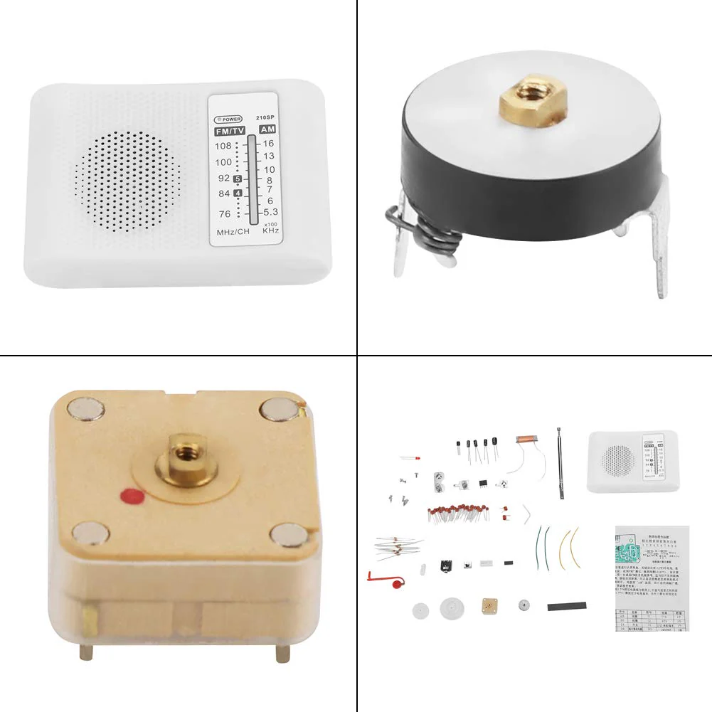 DIY Radio Kit CF210SP AM FM Crystal Radio Kit Band Radio DIY Electronic Kit - Image 3