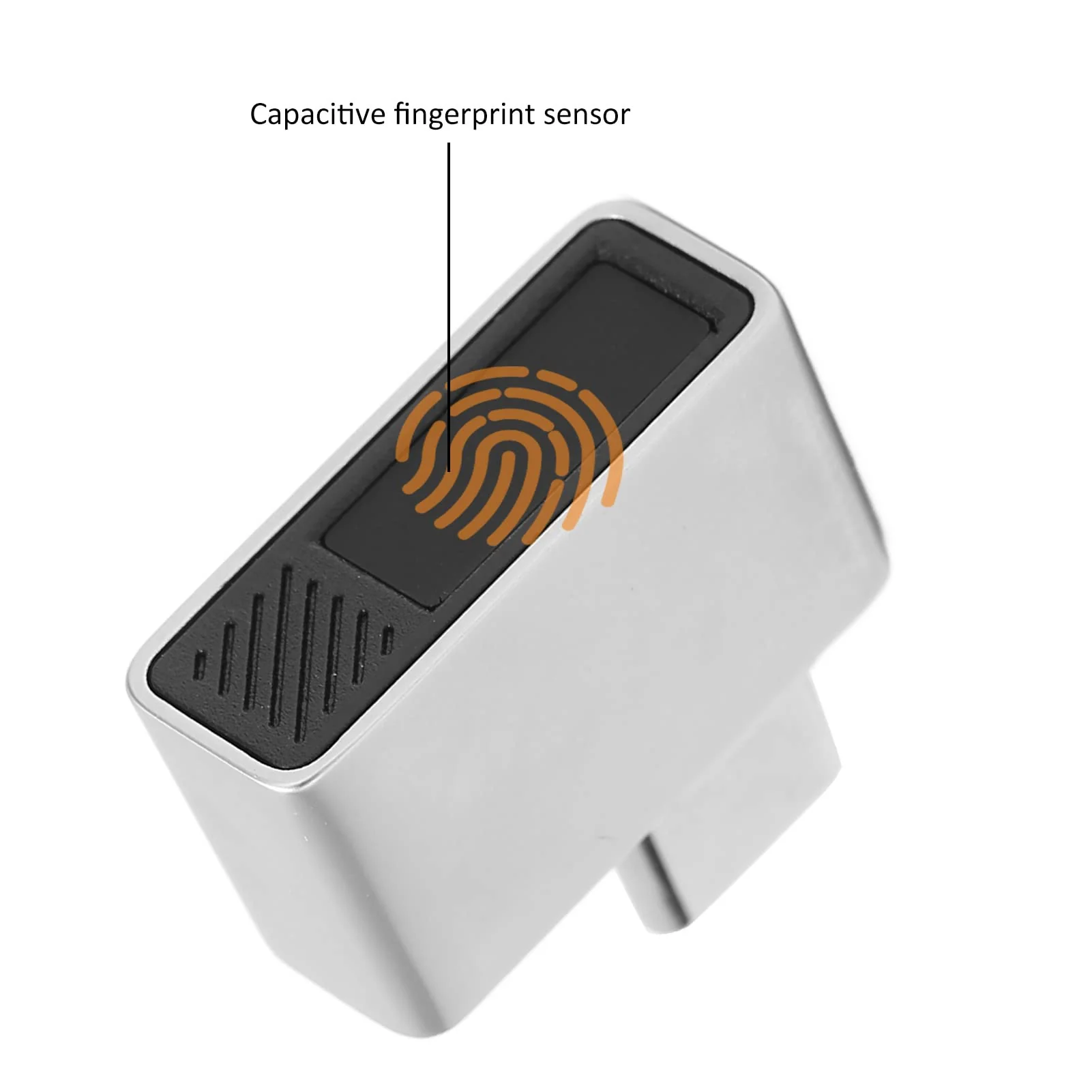 Diyeeni USB C Fingerprint Key Reader, Biometric Fingerprint Scanner for 8 7, 360 Degrees Touch Portable Security Key for Laptop, Support 10 Fingerprints - Image 3