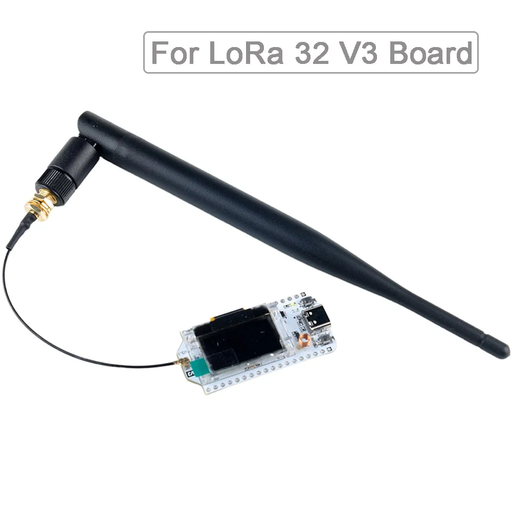 DIYmalls 868 MHz LoRa Antenna 5dBi SMA Plug 195 mm + SMA Female Cable for Meshtastic LoRa 32 V3 HTCC-AB02S Heltec T114 Mesh Node LoRa32u4II (Pack of 2) - Image 5