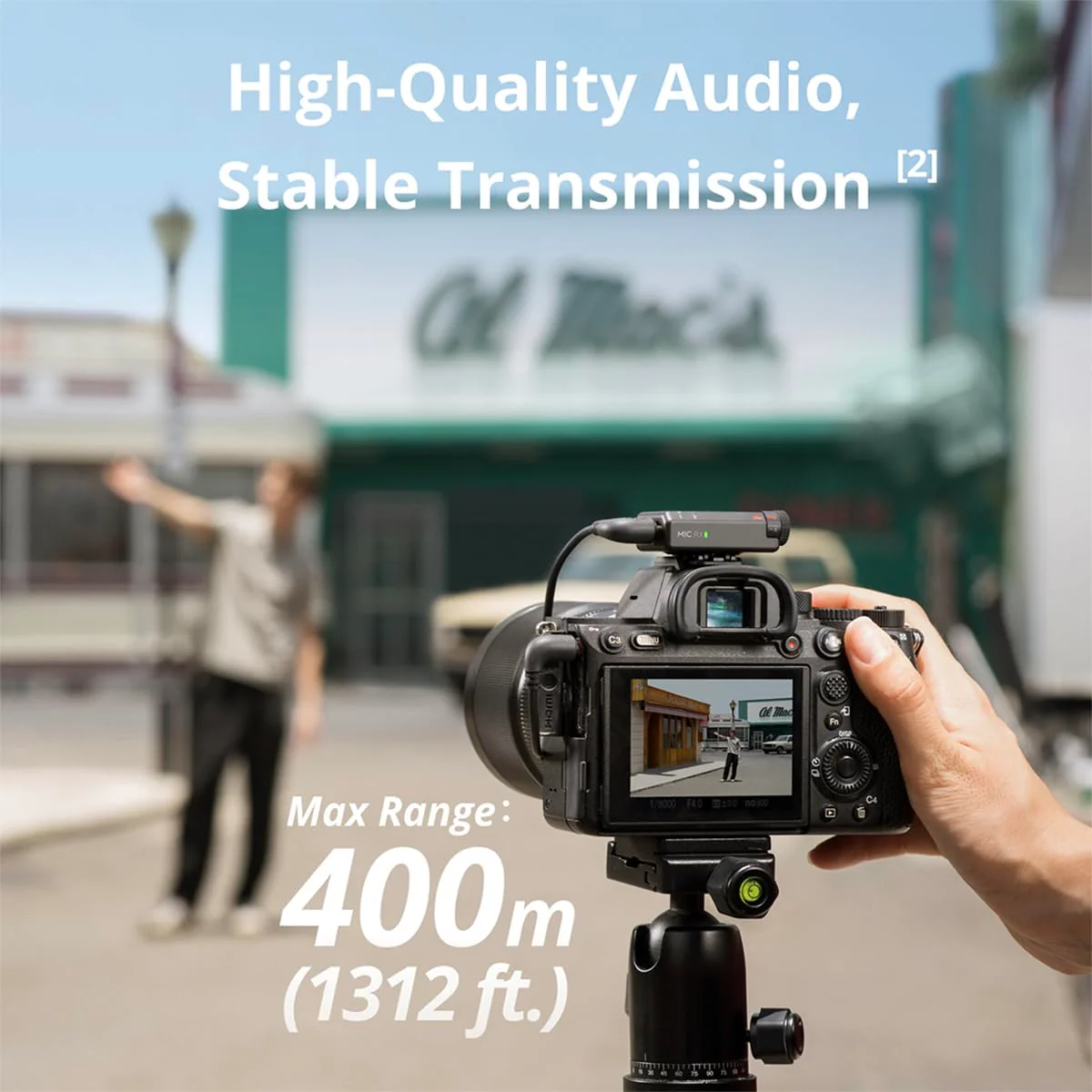 DJI Mic Mini (1 TX + 1 RX), Wireless Lavalier Microphone for iPhone/Camera/Android, Ultralight, Detail-Rich Audio, Noise Cancelling, Automatic Limiting, Vlog, Streaming, 400m Transmission Mic Mini (1 TX + 1 RX) Single - Image 3
