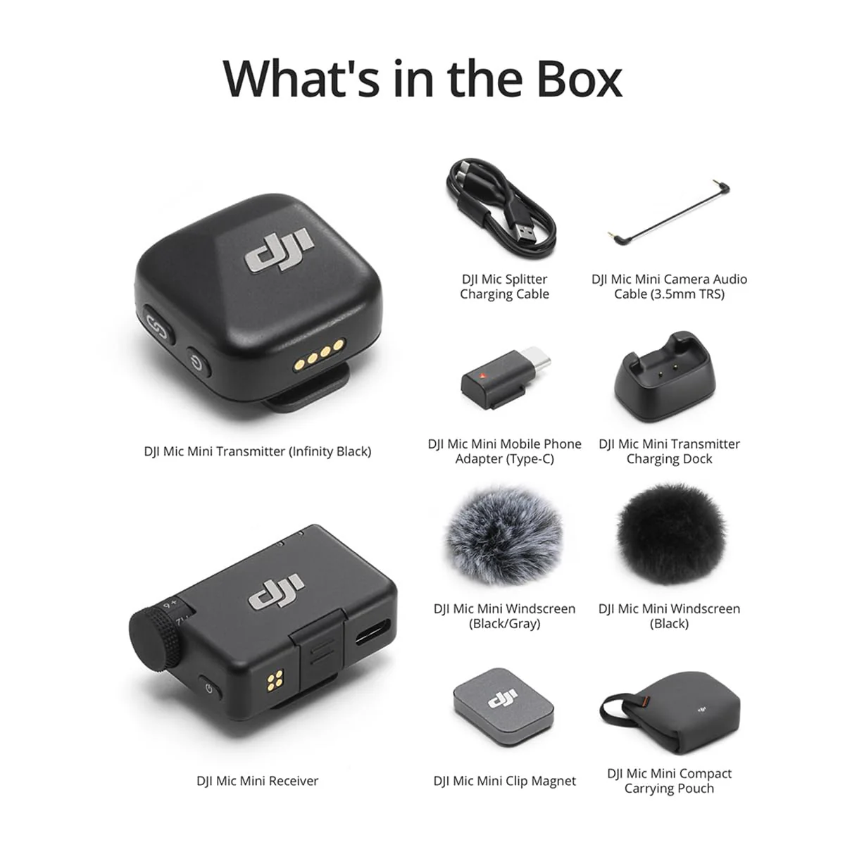 DJI Mic Mini (1 TX + 1 RX), Wireless Lavalier Microphone for iPhone/Camera/Android, Ultralight, Detail-Rich Audio, Noise Cancelling, Automatic Limiting, Vlog, Streaming, 400m Transmission Mic Mini (1 TX + 1 RX) Single - Image 6