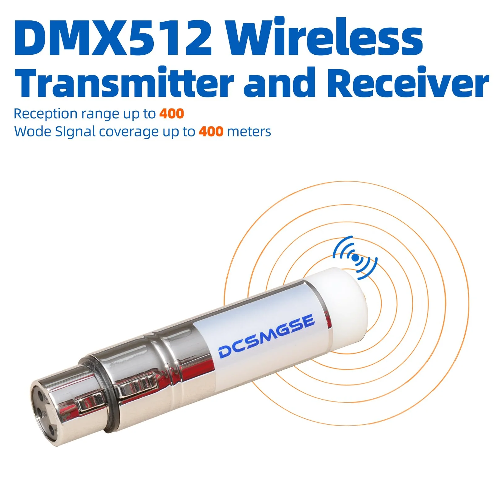 DMX Wireless, 2.4G DMX 512 1 Female Receivers Short version for Stage PAR Party Light - Image 2