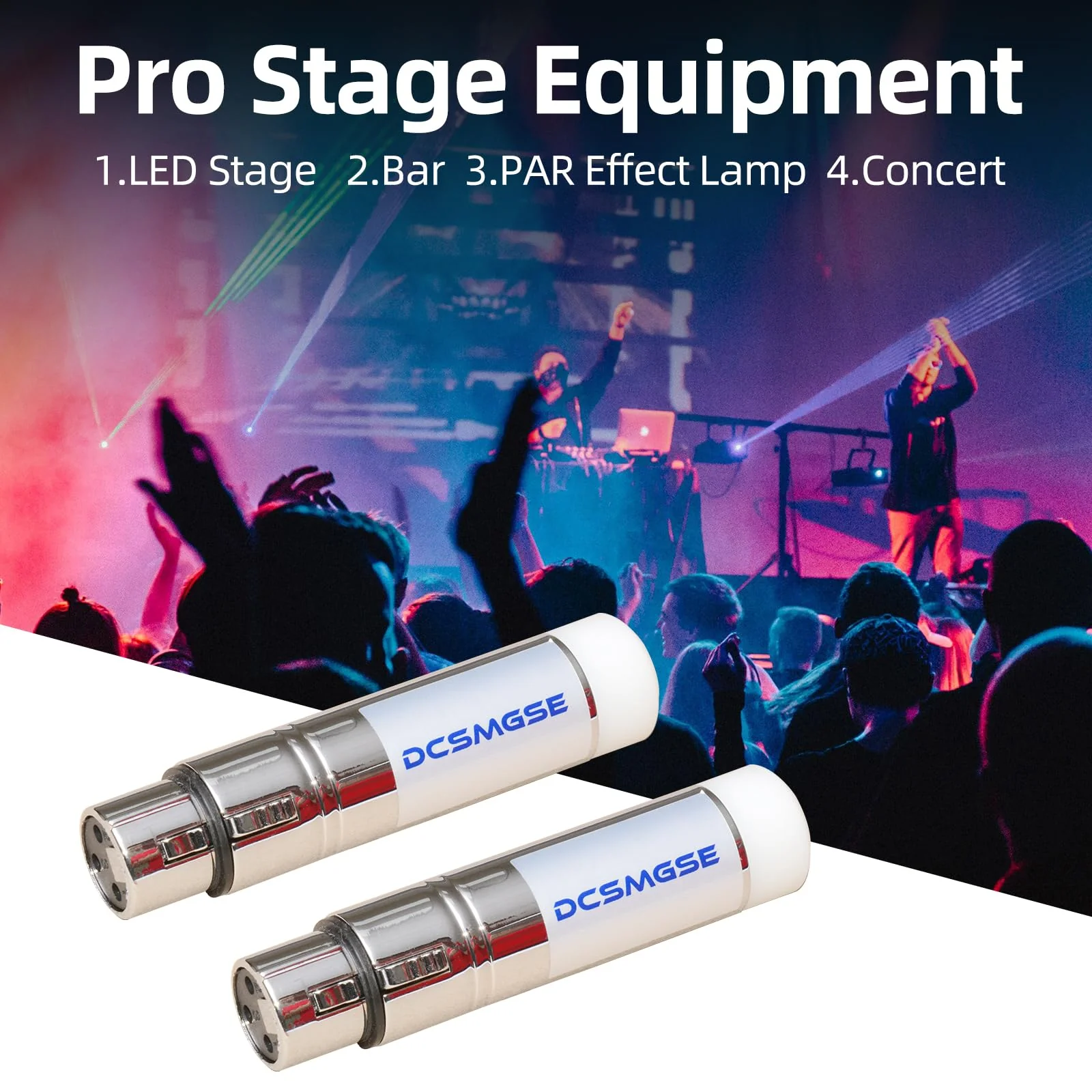 DMX Wireless, 2.4G DMX 512 1 Female Receivers Short version for Stage PAR Party Light - Image 6