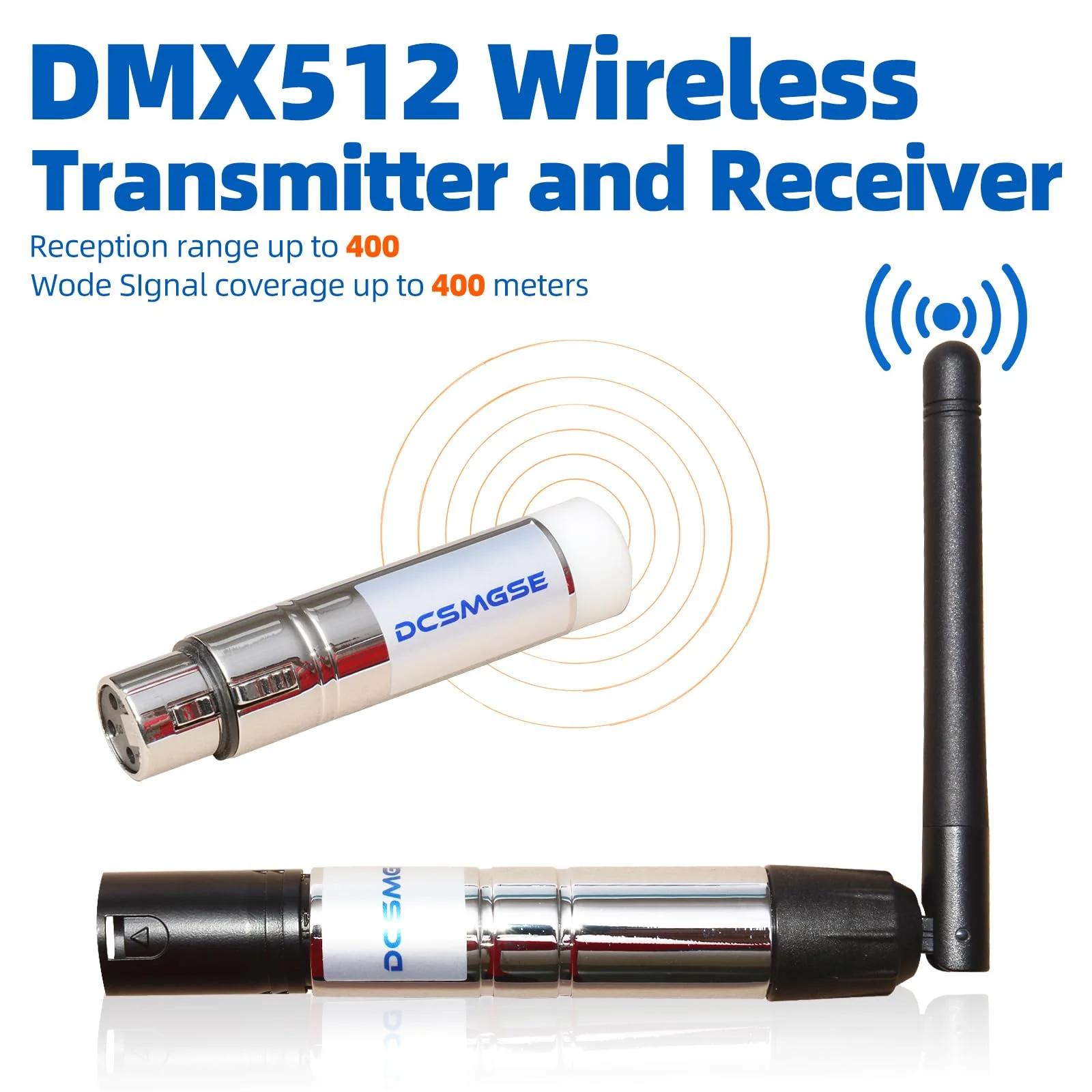 DMX Wireless, 3PCS DMX512 DMX Dfi DJ 2.4G Wireless 2 Receiver & 1 Transmitter Stage Lighting Control - Image 2