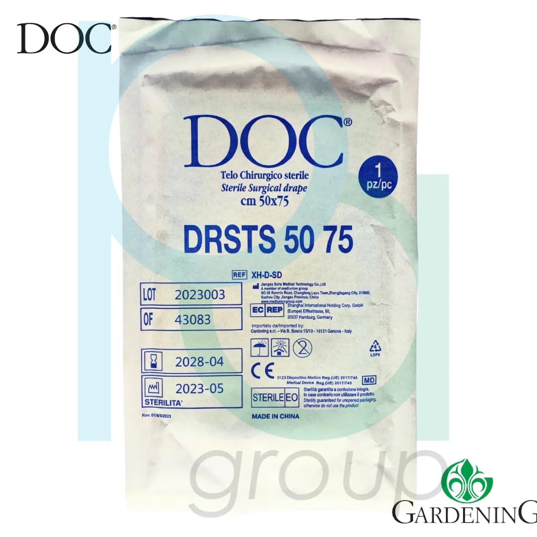 DOC Sterile Surgical Wipes TNT 50 x 75 cm Pack of 10 Waterproof Surgical Pads in conjunction with TNT + PE Size 50 x 75 (Pack of 10) - Image 4