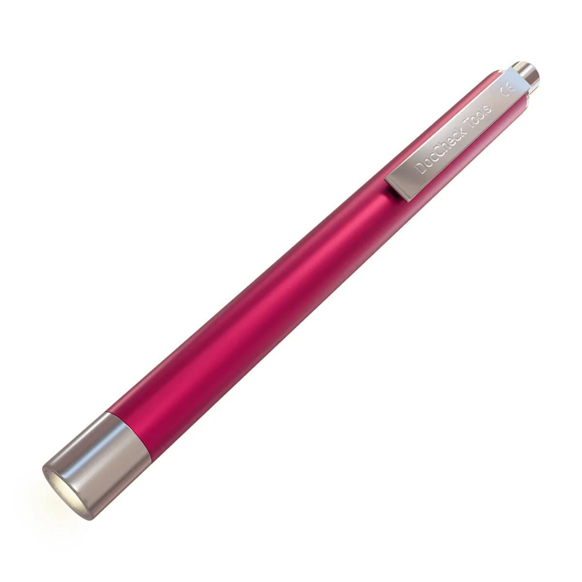 DocCheck Flashing LED Diagnostic Light - Bright LED, Various Colours, Robust Metal Housing, Clip for Firm Hold, Ideal for Doctors and Nurses (Ruby Red) ruby-red - Image 2