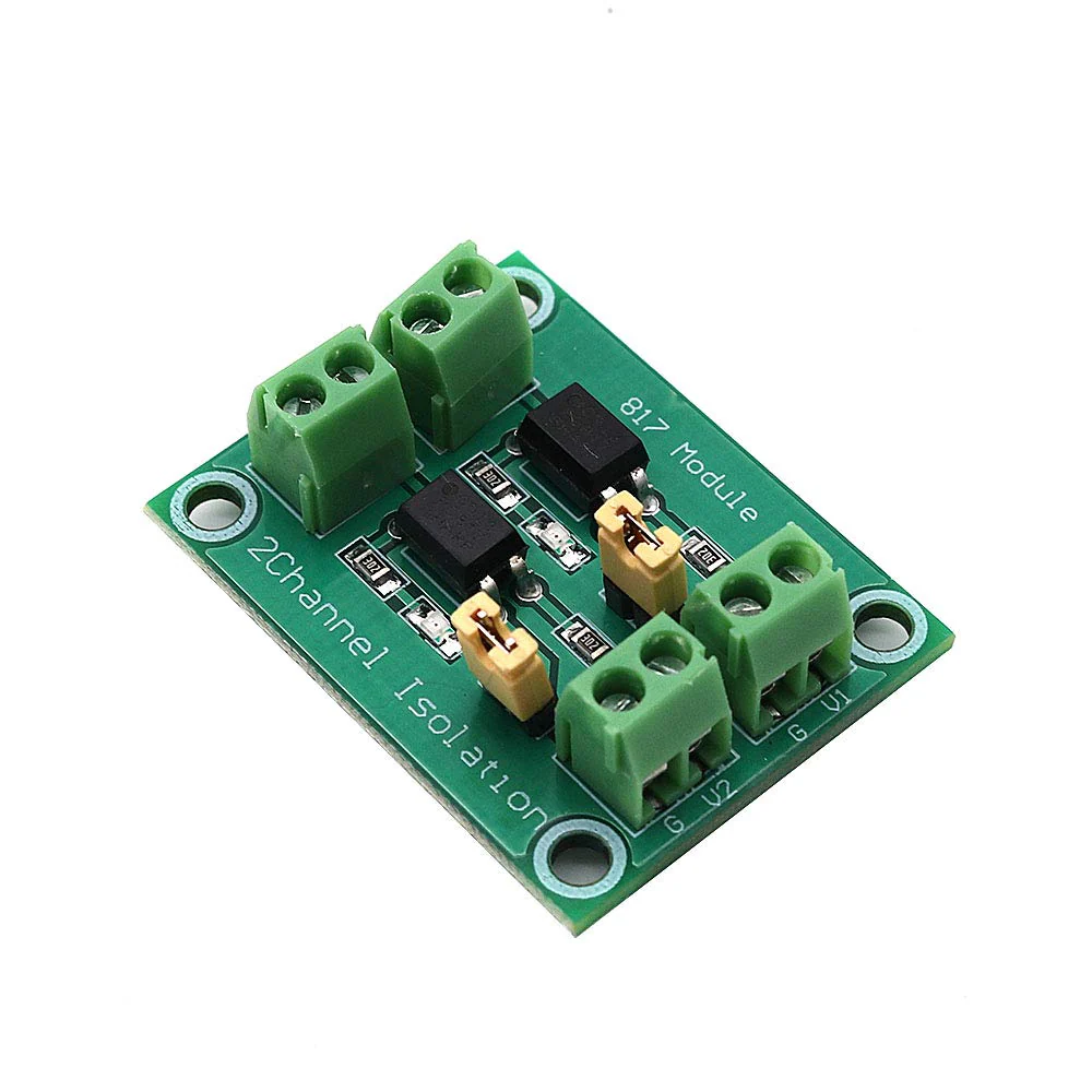 DollaTek 5pcs 817 Optocoupler 2-Way Voltage Insulation Board Voltage Control Switch Module - Image 3