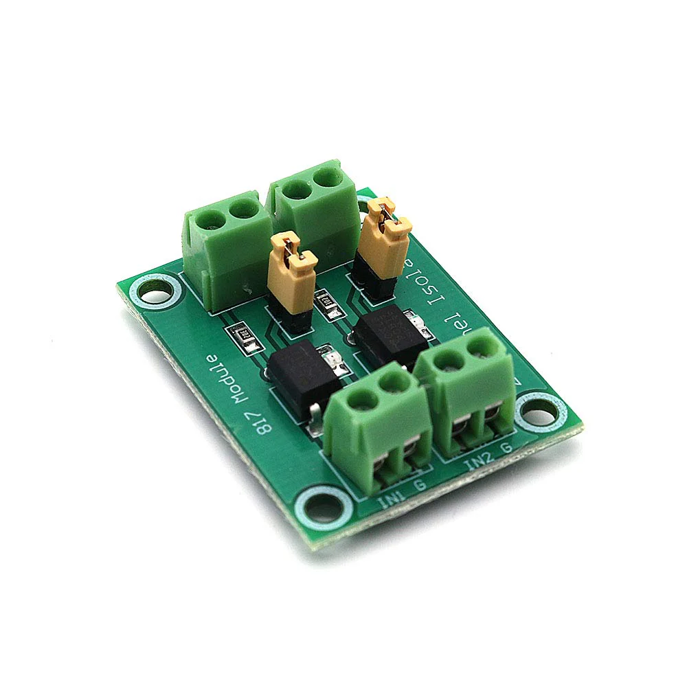 DollaTek 5pcs 817 Optocoupler 2-Way Voltage Insulation Board Voltage Control Switch Module - Image 5