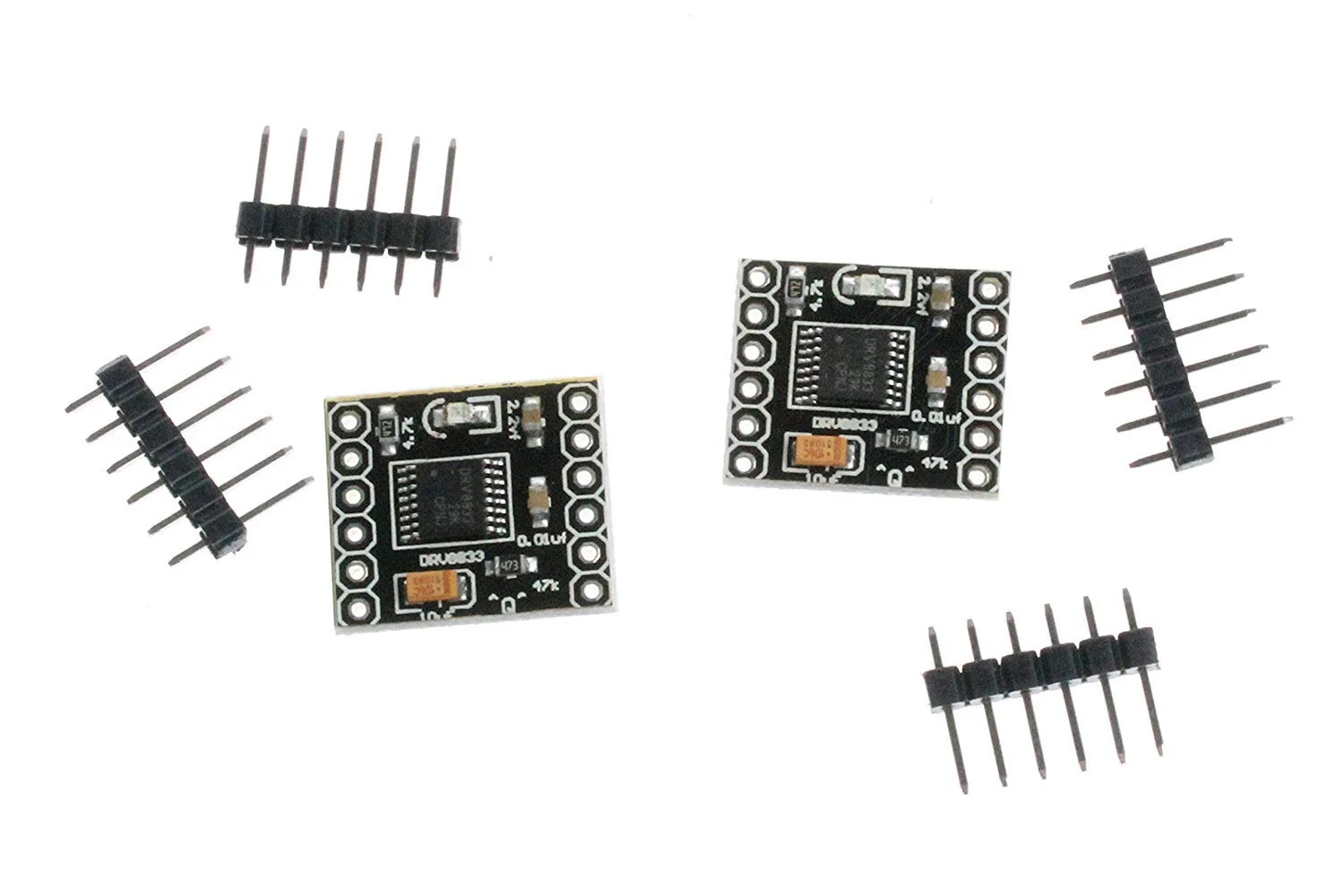 DollaTek 5pcs DRV8833 1.5A 2-Channel DC Motor Drive Board Ultra Small Volume Motor Drive Module Input Voltage 3-10V - Image 2