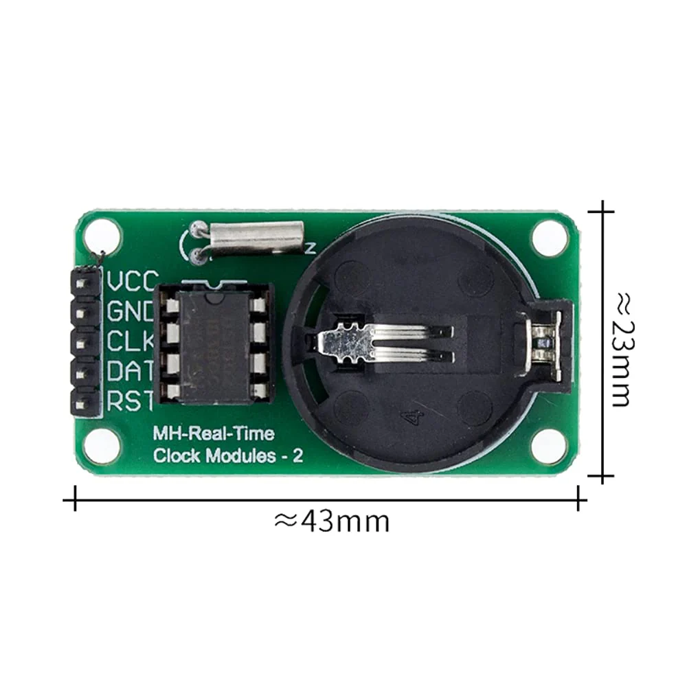 DollaTek 5pcs Smart Electronics DS1302 Real Time Clock Module for Arduino UNO Development Board DIY Kit - Image 5