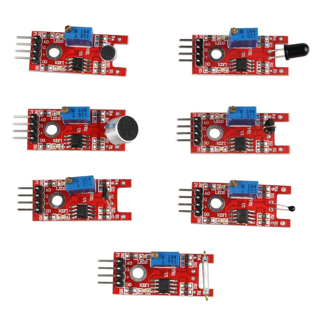 Dollatek Arduino Raspberry Pi Starter Kit 37 in 1 Sensor Module Arduino UNO R3 Mega2560 Nano K5 - Image 7