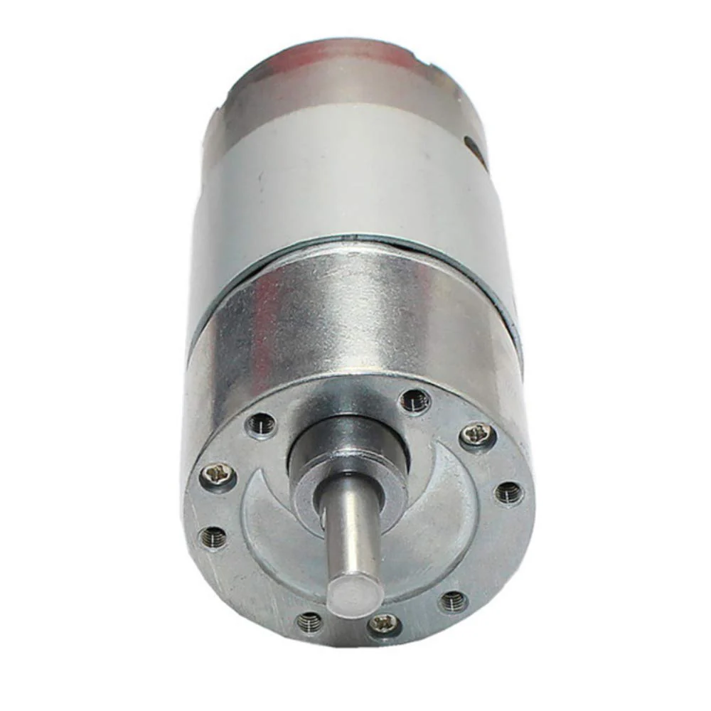 DollaTek DC 12V 480 RPM Geared Motor High Torque 37GB-550 Gear Reducer Motor - Image 2