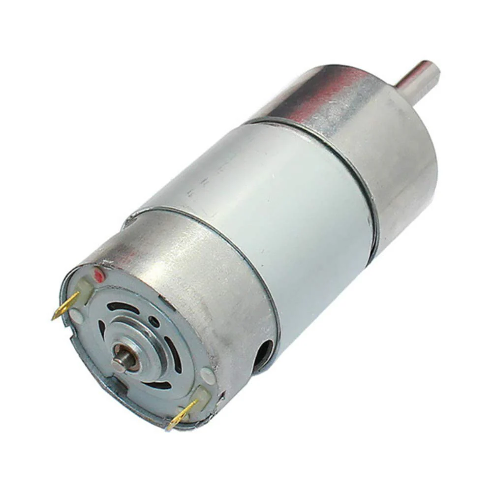 DollaTek DC 12V 480 RPM Geared Motor High Torque 37GB-550 Gear Reducer Motor - Image 3