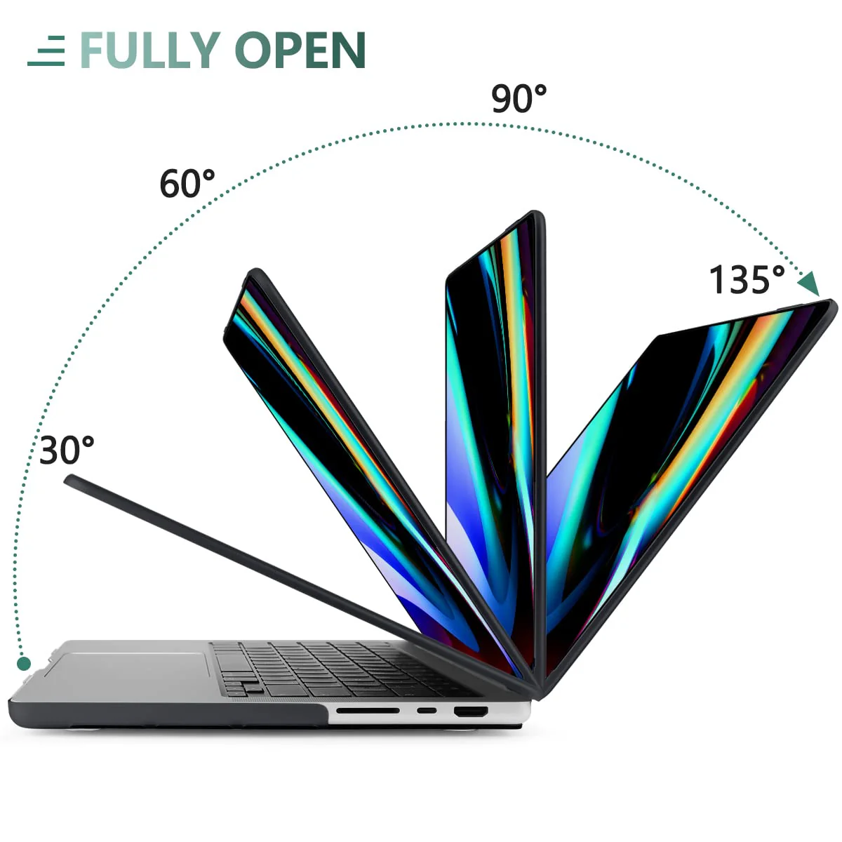 DONGKE Compatible with M3 MacBook Pro 14 inch Case 2024 2023 2021 A2918 A2992 M2 A2779 M1 A2442 Pro/Max, Plastic Hard Shell Cover for Mac Pro 14" with Retina XDR Display & Touch ID, Abstract Marble Abstract Marble D159 - Image 7