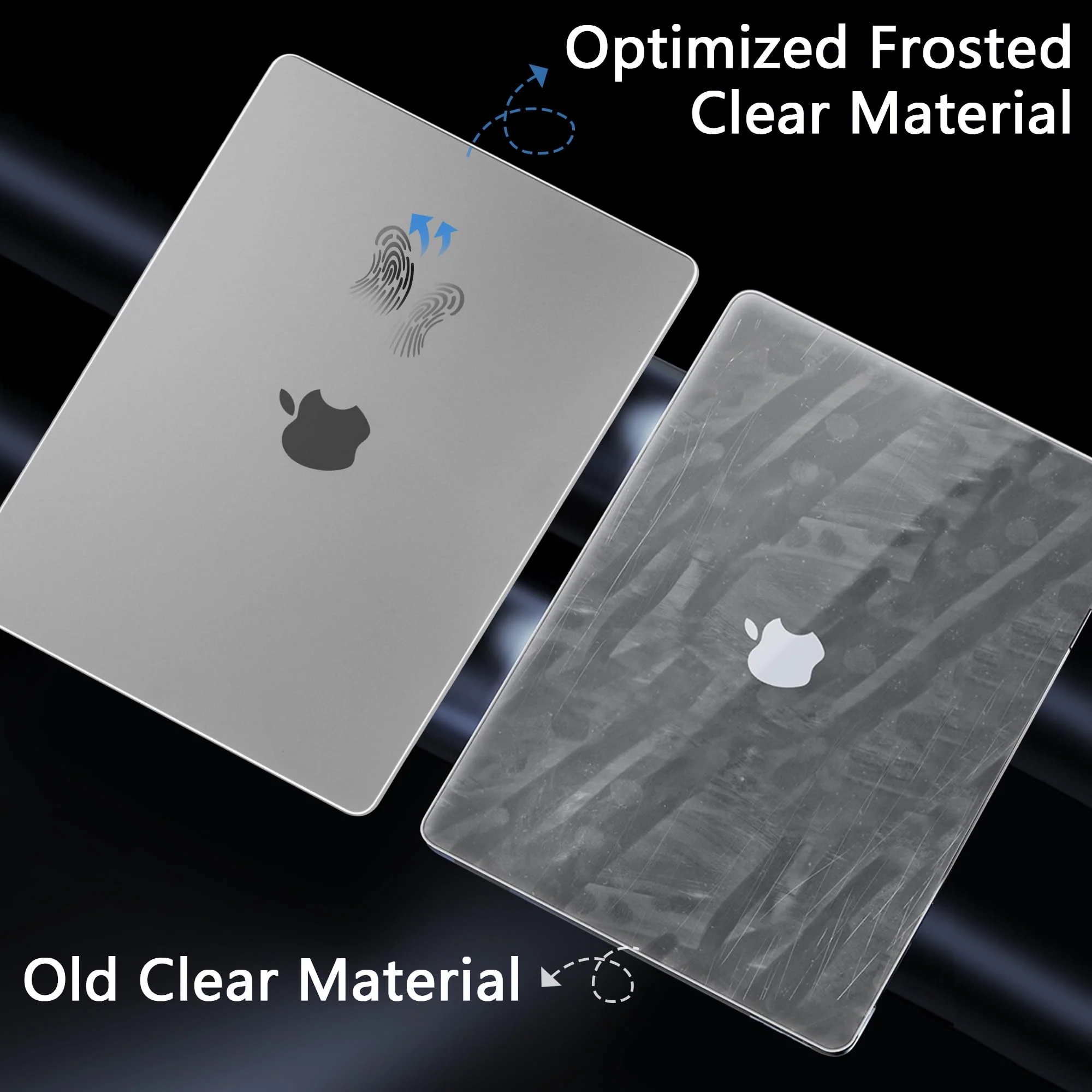 DONGKE Ultra Slim Hard Shell Case for MacBook Pro 14 inch A2918 A2992 M3 A2779 M2 A2442 M1 Pro/Max Chip with Touch ID [2024 2023 2022 2021] - Protective Cover [Sturdy Shockproof] [Matte Grey] Matte Grey - Image 5