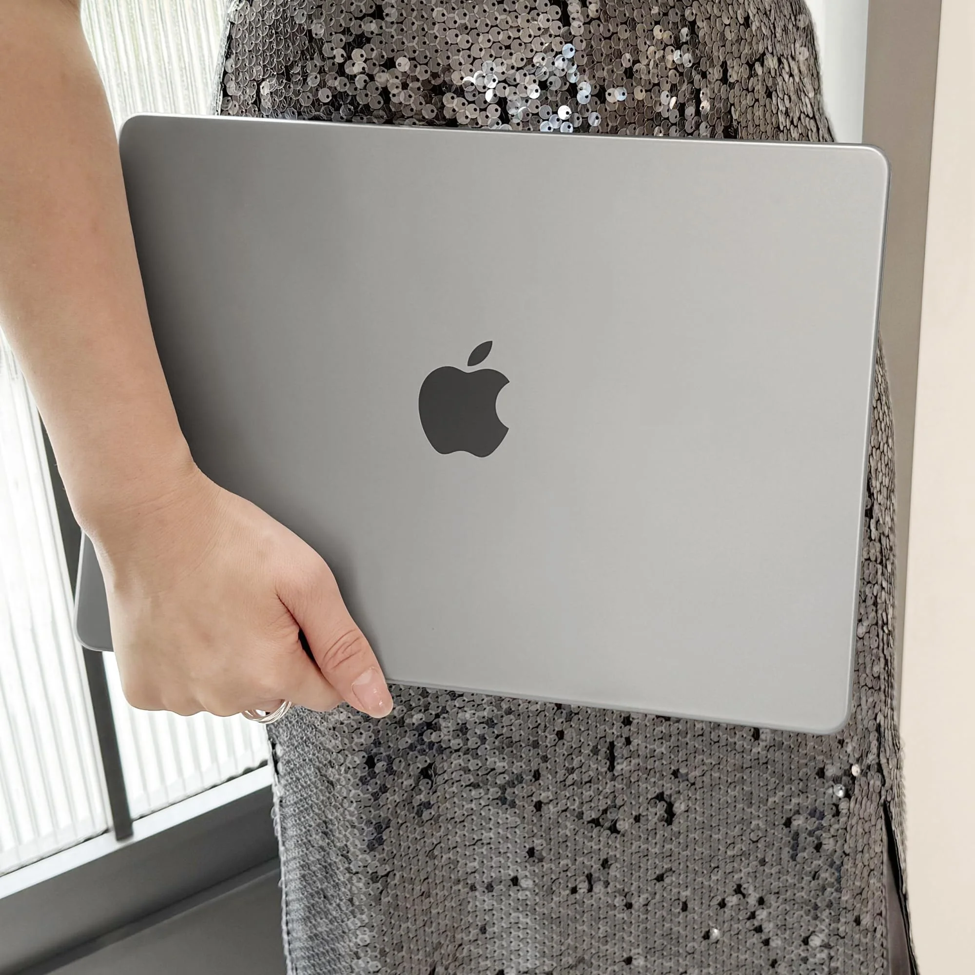 DONGKE Ultra Slim Hard Shell Case for MacBook Pro 14 inch A2918 A2992 M3 A2779 M2 A2442 M1 Pro/Max Chip with Touch ID [2024 2023 2022 2021] - Protective Cover [Sturdy Shockproof] [Matte Grey] Matte Grey - Image 7