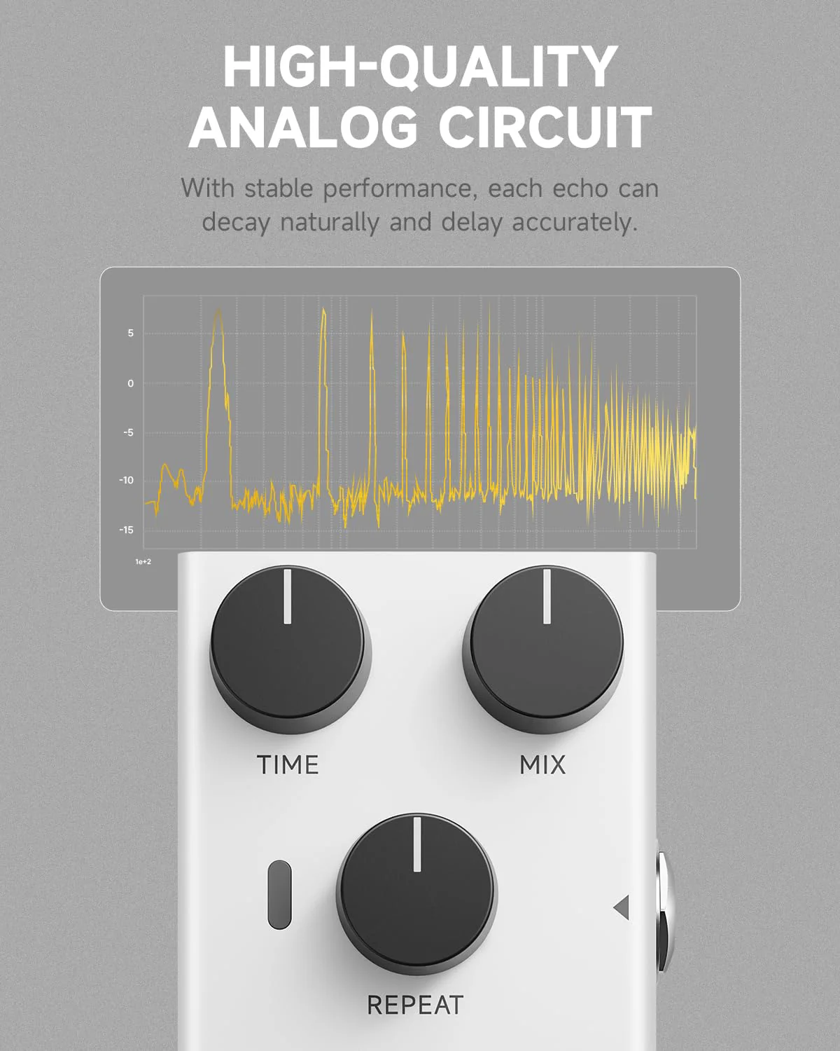 Donner EMBARK 01 ECHO Delay Guitar Pedal, DIY Shell, Electric Guitar, Analog Guitar Effect Pedal, true bypass - Image 5