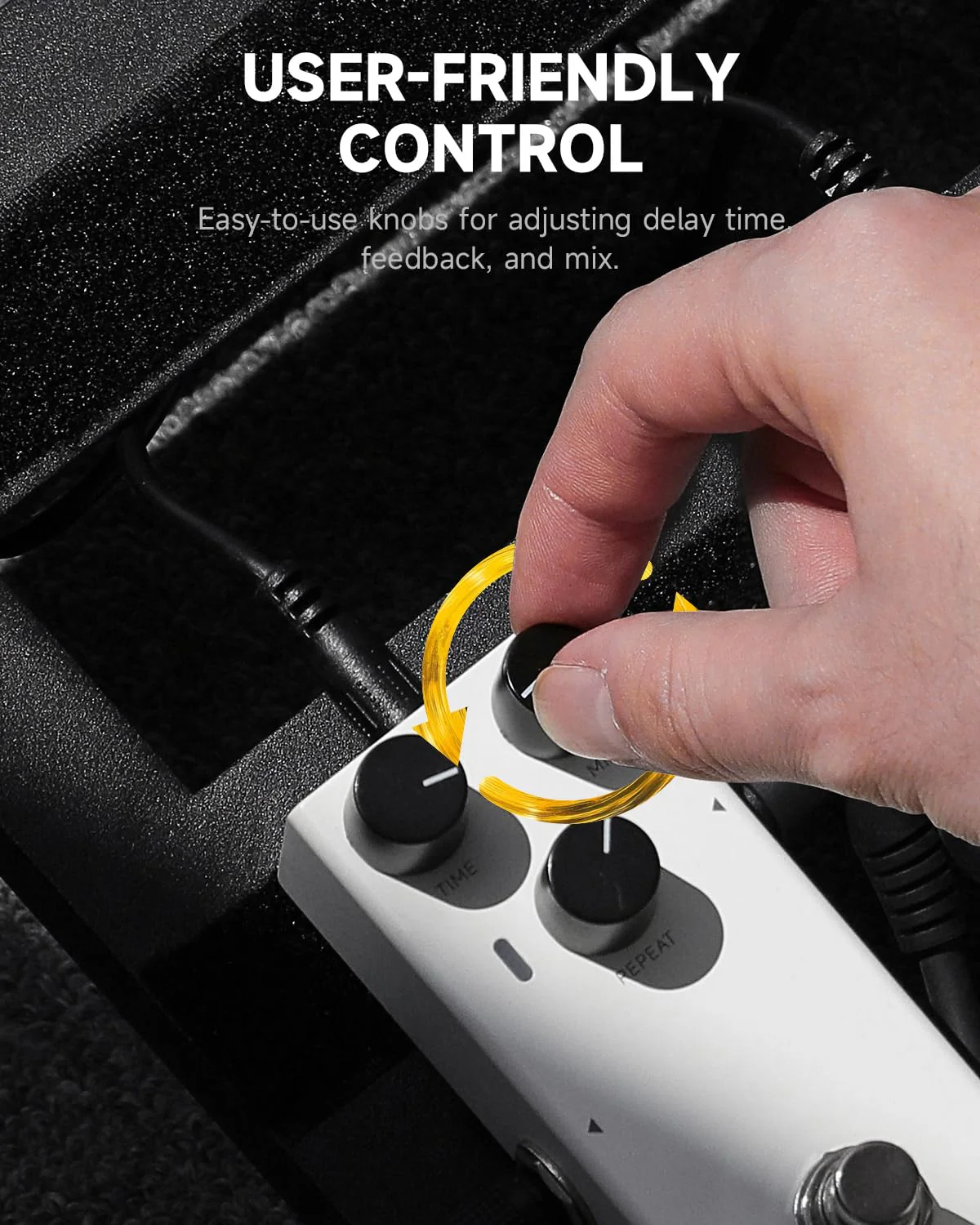 Donner EMBARK 01 ECHO Delay Guitar Pedal, DIY Shell, Electric Guitar, Analog Guitar Effect Pedal, true bypass - Image 6