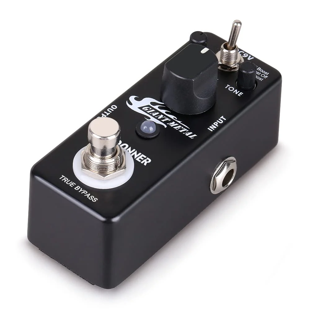 Donner Giant Metal Distortion Pedal -Boost Distortion for Electric Guitar, 3 Modes True Bypass Black Distortion - Image 6