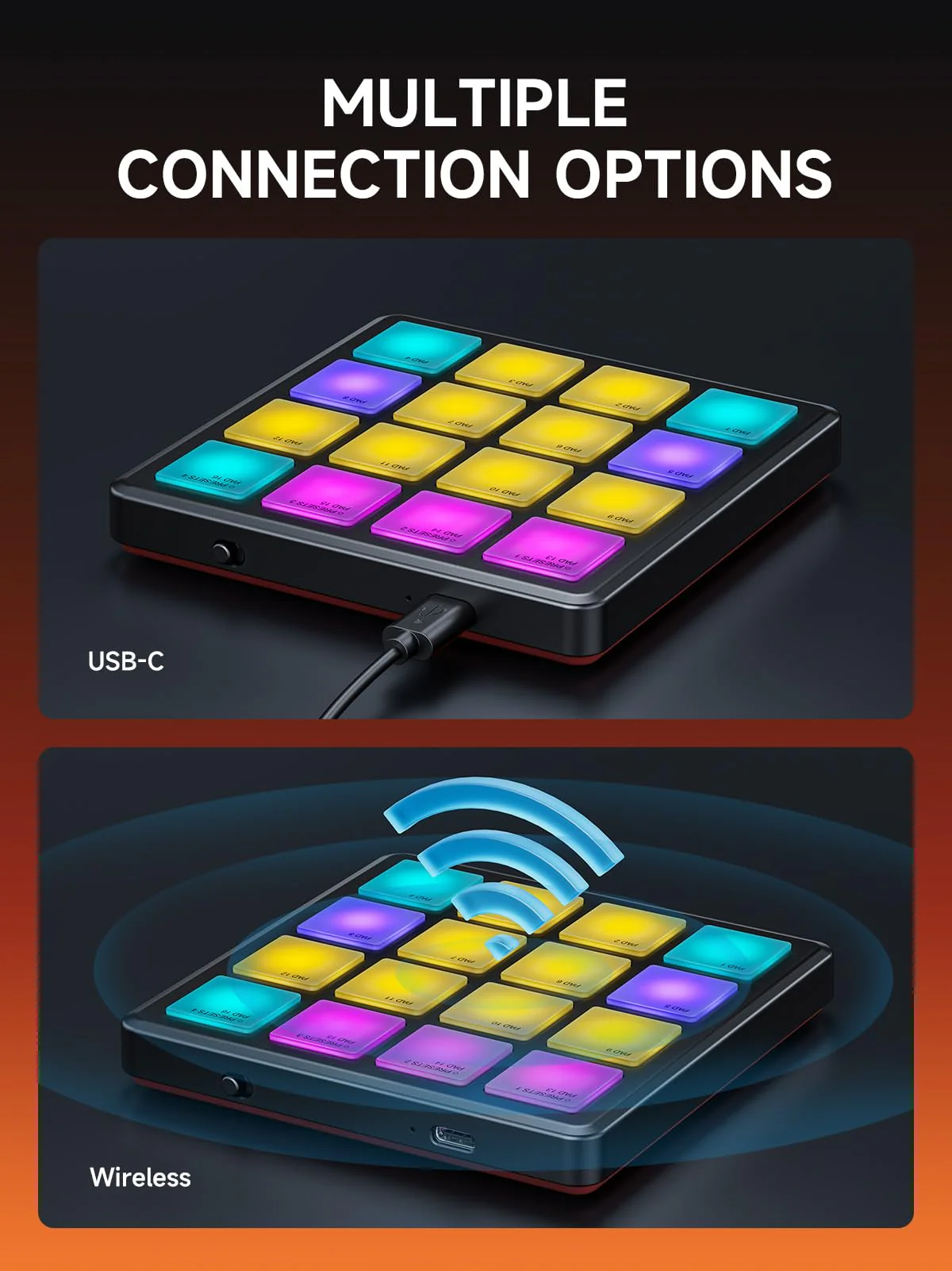 Donner MIDI Controller Pad Beat Maker Machine, Portable Drum Machine with 16 Beat Pads,Note Repeat and Music Production Software, Mini USB MIDI Controller with 40 Courses, STARRYPAD MINI - Image 7