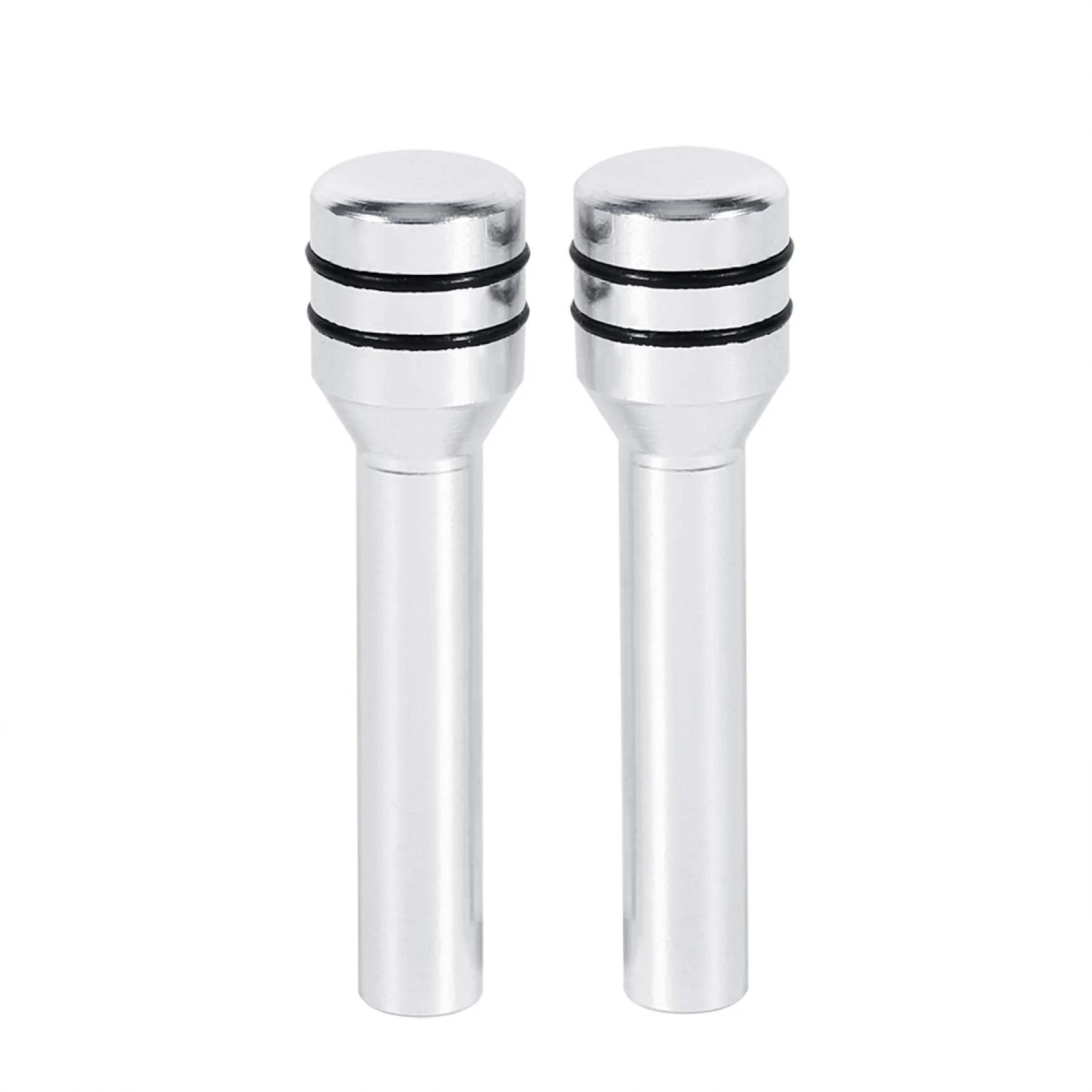Door Lock Pull Knob,Door Lock Knob,2Pcs Universal Car Truck Aluminum Interior Door Lock Knob Pins Cover Silver Car Door Lock Buttons car Door Lock knobs car Door Lock knobs - Image 6