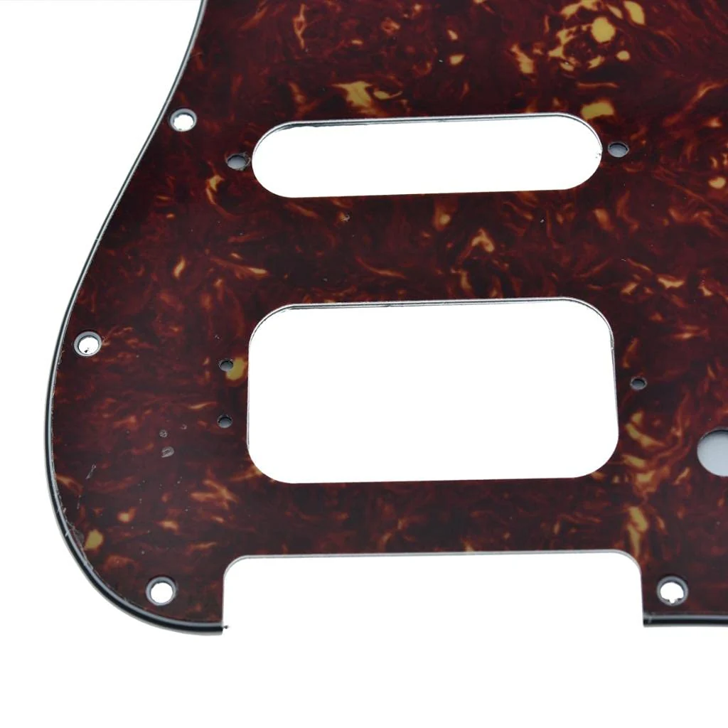 Dopro 11-Hole Strat HSS Guitar Pickguard 3-Screw Humbucking Pickup Mount Fits American Fender Stratocaster Vintage Tortoise - Image 4