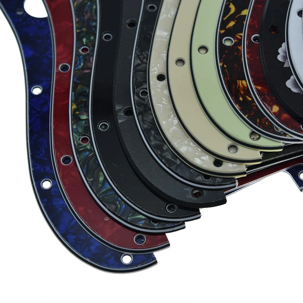 Dopro 11-Hole Strat HSS Guitar Pickguard 3-Screw Humbucking Pickup Mount Fits American Fender Stratocaster Vintage Tortoise - Image 7