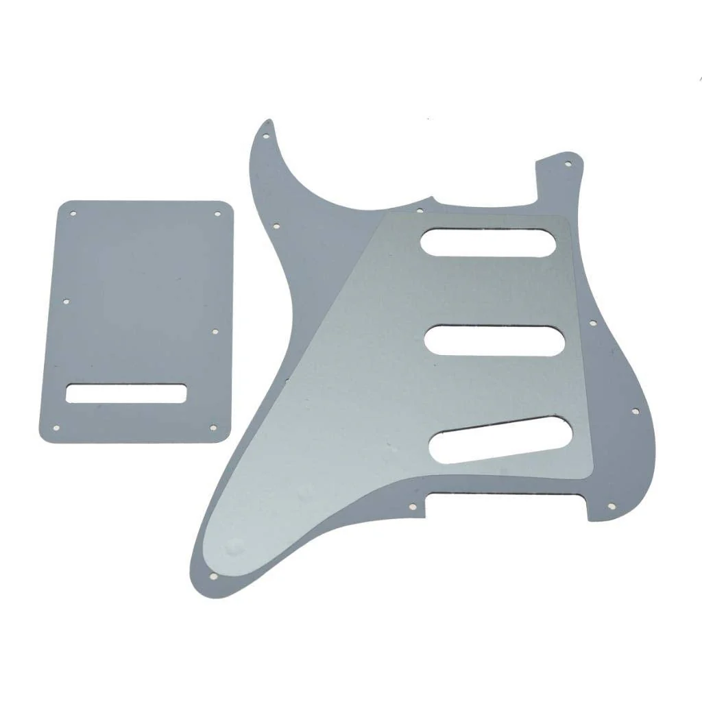 Dopro 11 Hole Strat SSS 3D Printed plastic pickguard ST Back Plate Trem Cover fits USA/Mexican Fender Strat Leopard Stripe - Image 2