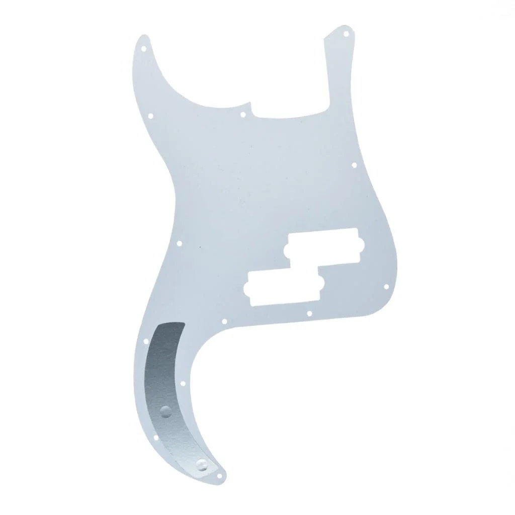 Dopro 13 Hole 3D Printed Plastic Pickguard with Screws PB Bass Scratch Plate for USA/Mexican FD Black/White Grid - Image 2