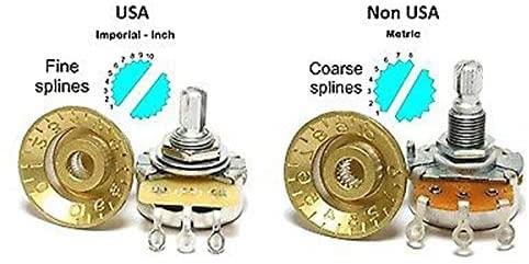 Dopro 2pcs Push on Fit Abalone Top Guitar Dome Knobs or Bass Knob Fits Tele Telecaster Gold - Image 6