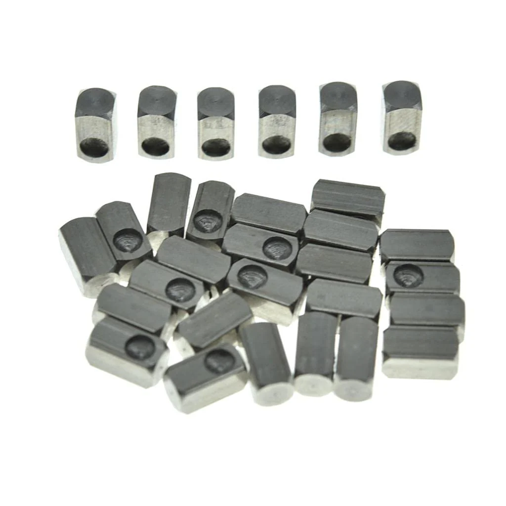Dopro 30-Pack Stainless Steel Tremolo Bridge String Insert Block Lock Clamp Blocks Fits FR 30x Steel Insert Blocks Original Stainless Steel - Image 2
