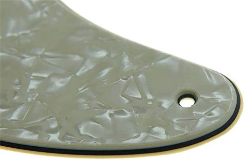 Dopro 5 Hole Vintage Tele Guitar Pickguard Scratch Plate fits USA/Mexican Fender Telecaster Aged Pearl - Image 3