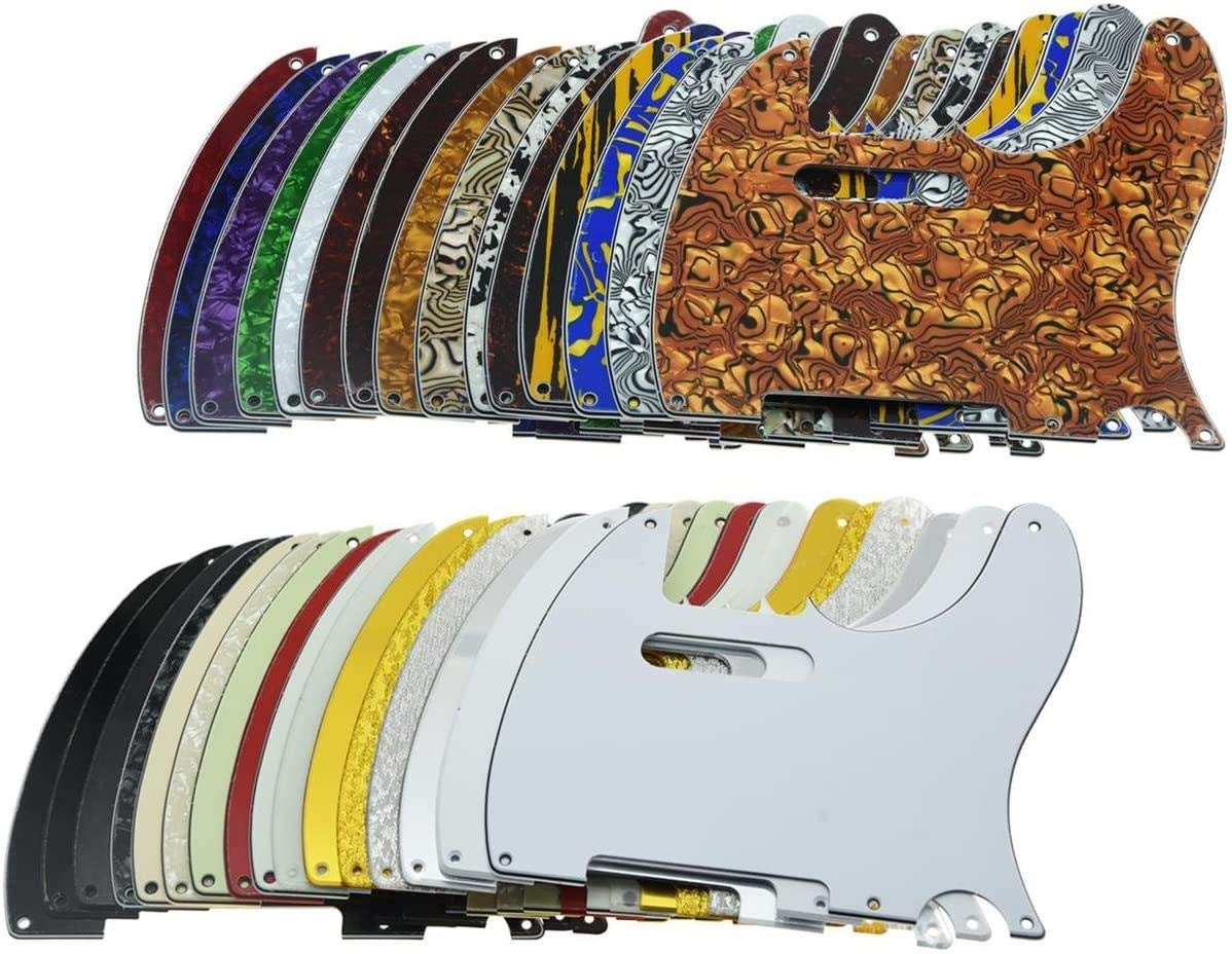 Dopro 5 Hole Vintage Tele Guitar Pickguard Scratch Plate fits USA/Mexican Fender Telecaster Aged Pearl - Image 4