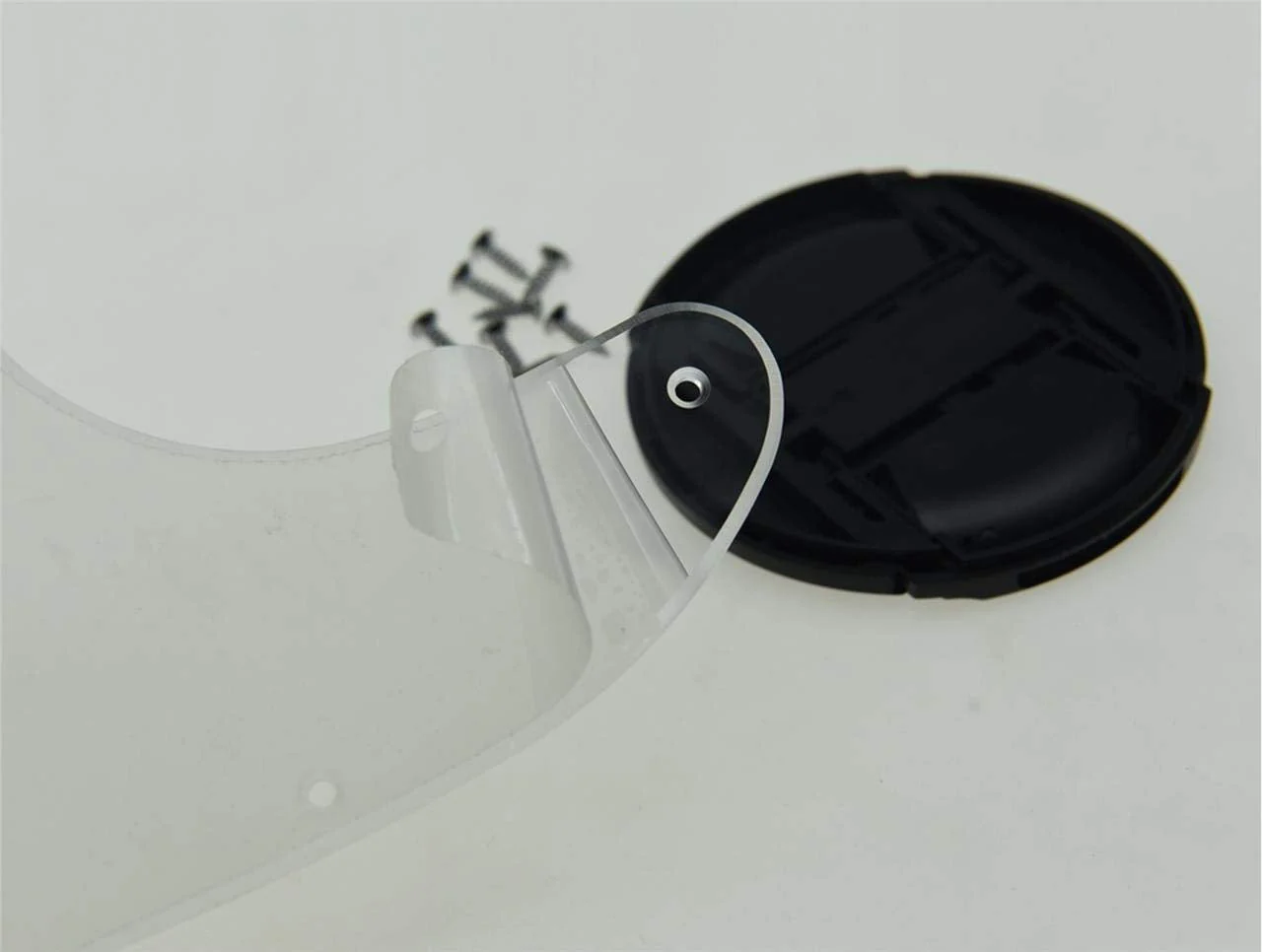 Dopro 8 Hole Tele Guitar Humbucker Pick Guard for USA/Mexican FD Telecaster Clear/Transparent 1 Ply - Image 2