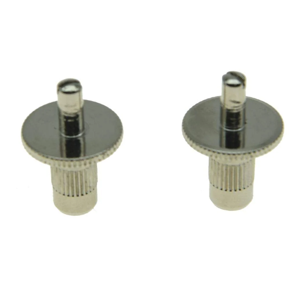 Dopro Pack of 2 Nashville Style Guitar Tune-o-matic Bridge Posts Guitar Bridge Studs Bridge Post with Anchors for USA Les Paul Nickel - Image 2