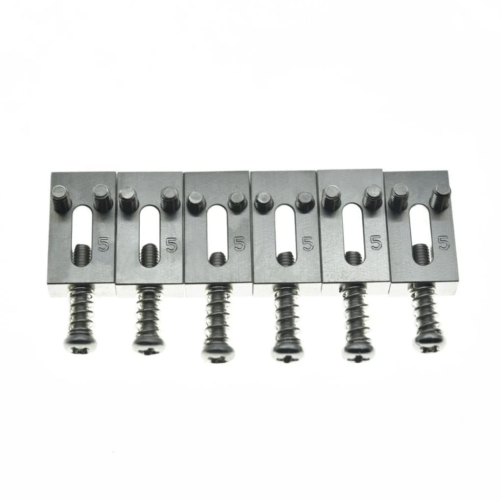 Dopro Premium Stainless Steel Bridge Roller Saddles Tremolo Bridge Roller Saddle for Strat/Tele Guitars 10.5mm Width 2-1/16"(10.5mm) width - Image 4